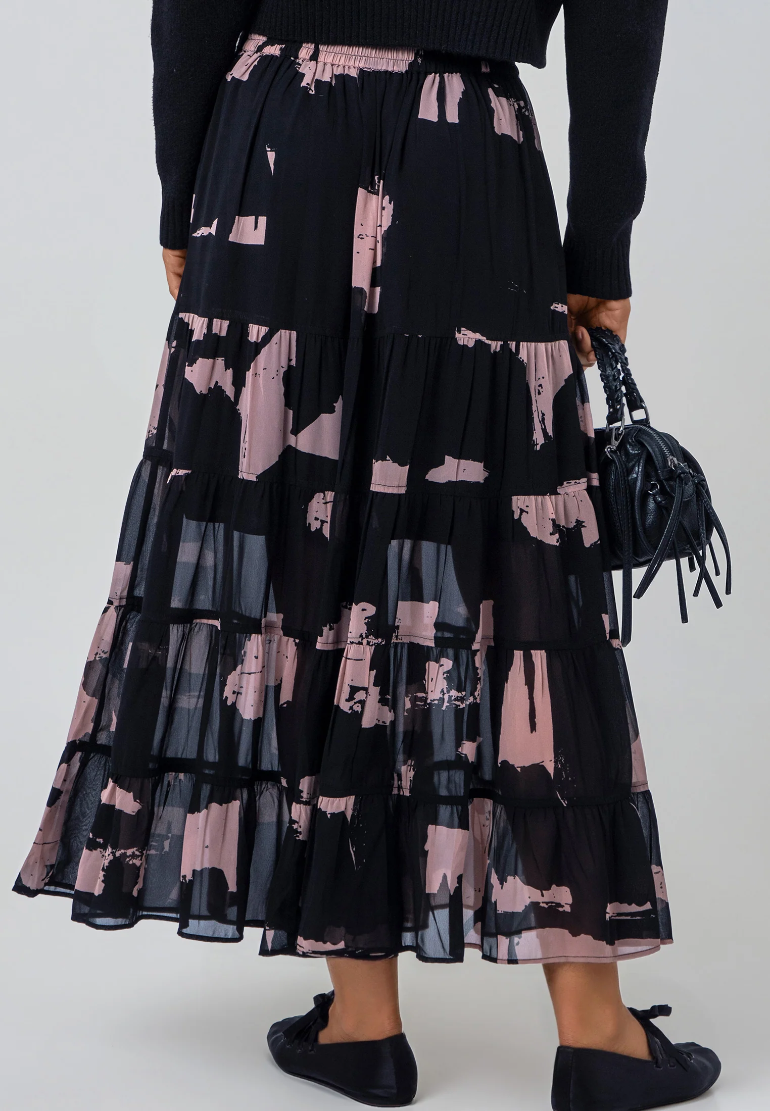 CITRINE SKIRT FACADE BLACK & ASHES - Image 2