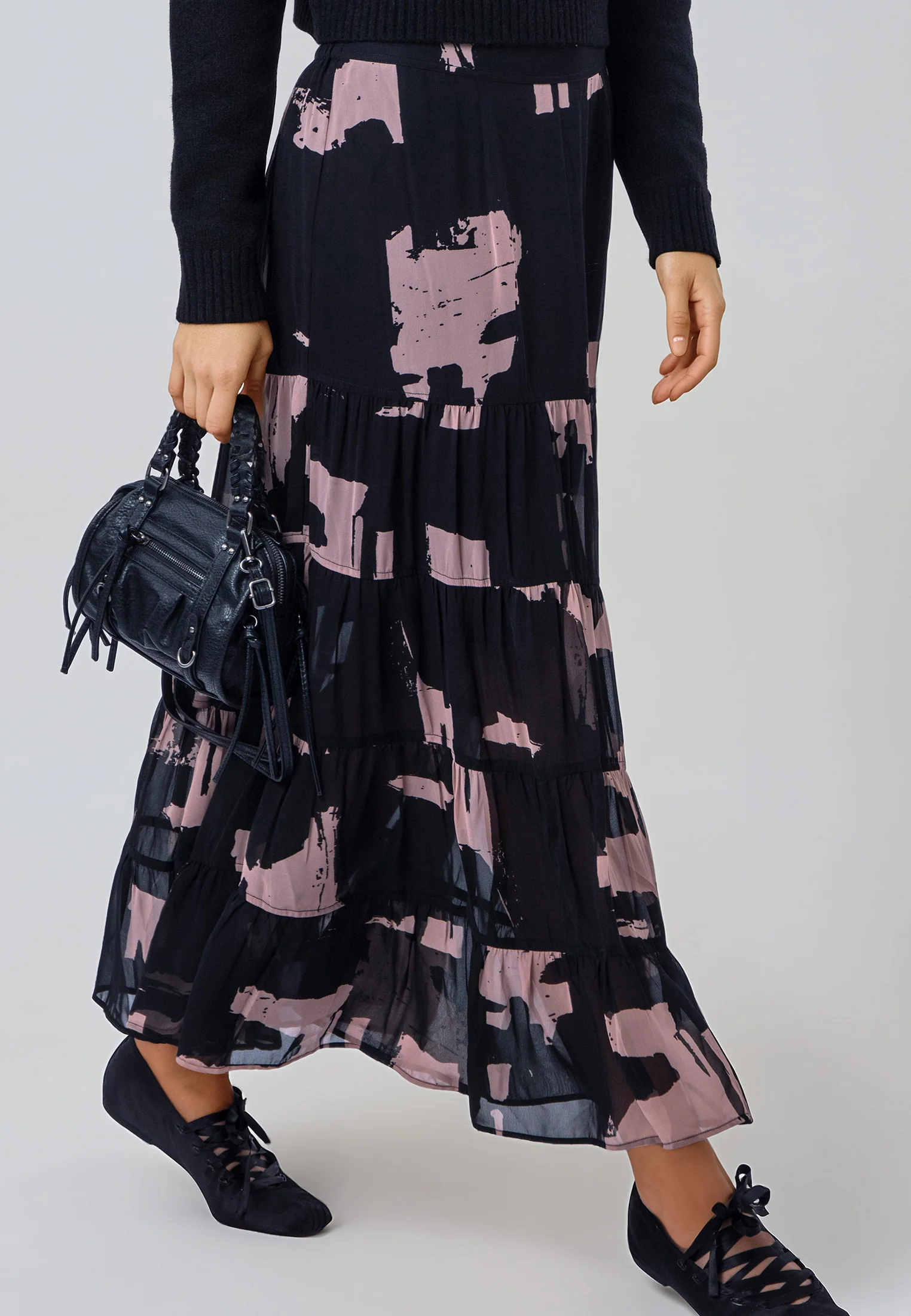 CITRINE SKIRT FACADE BLACK & ASHES - Image 3