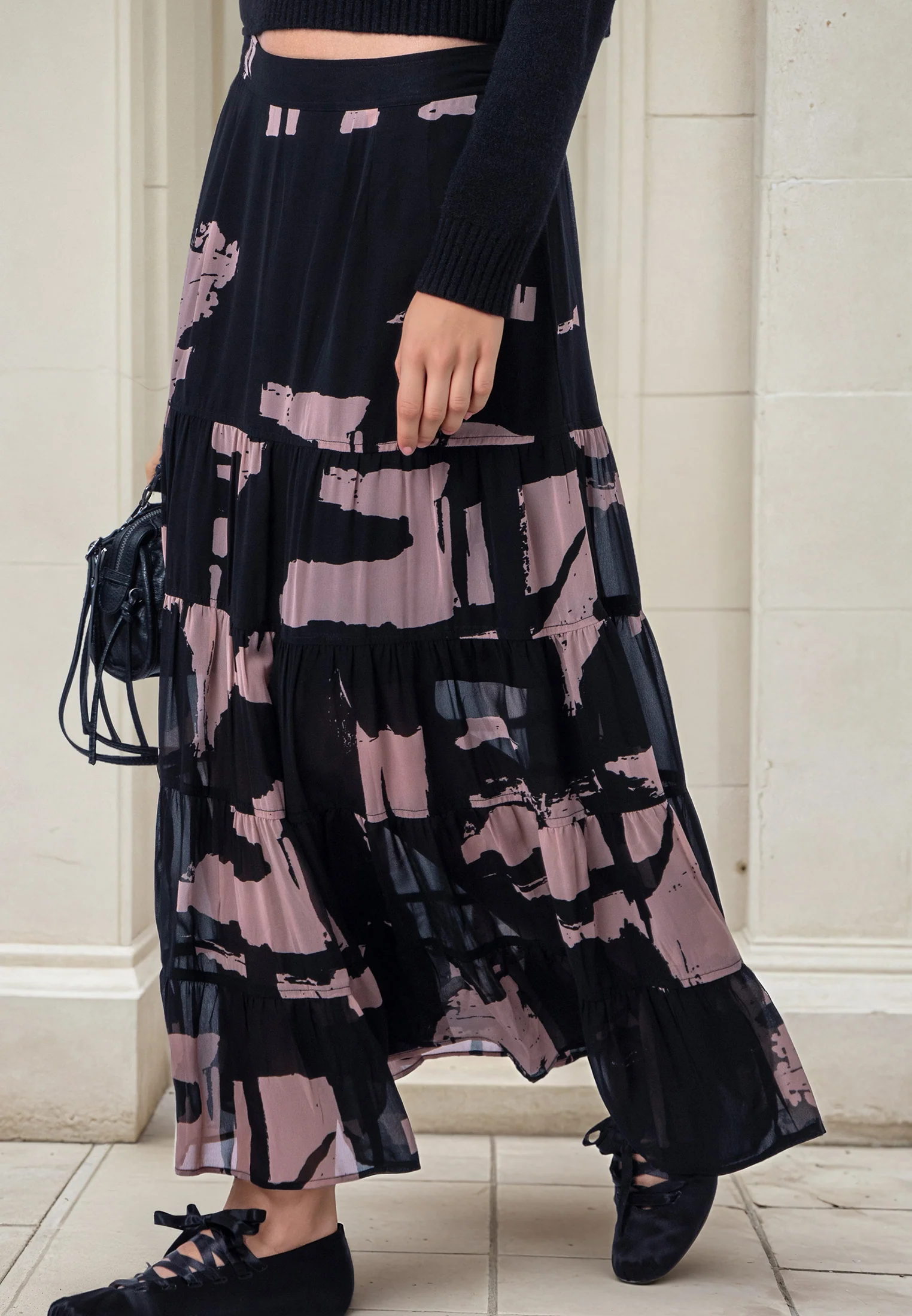CITRINE SKIRT FACADE BLACK & ASHES - Image 5