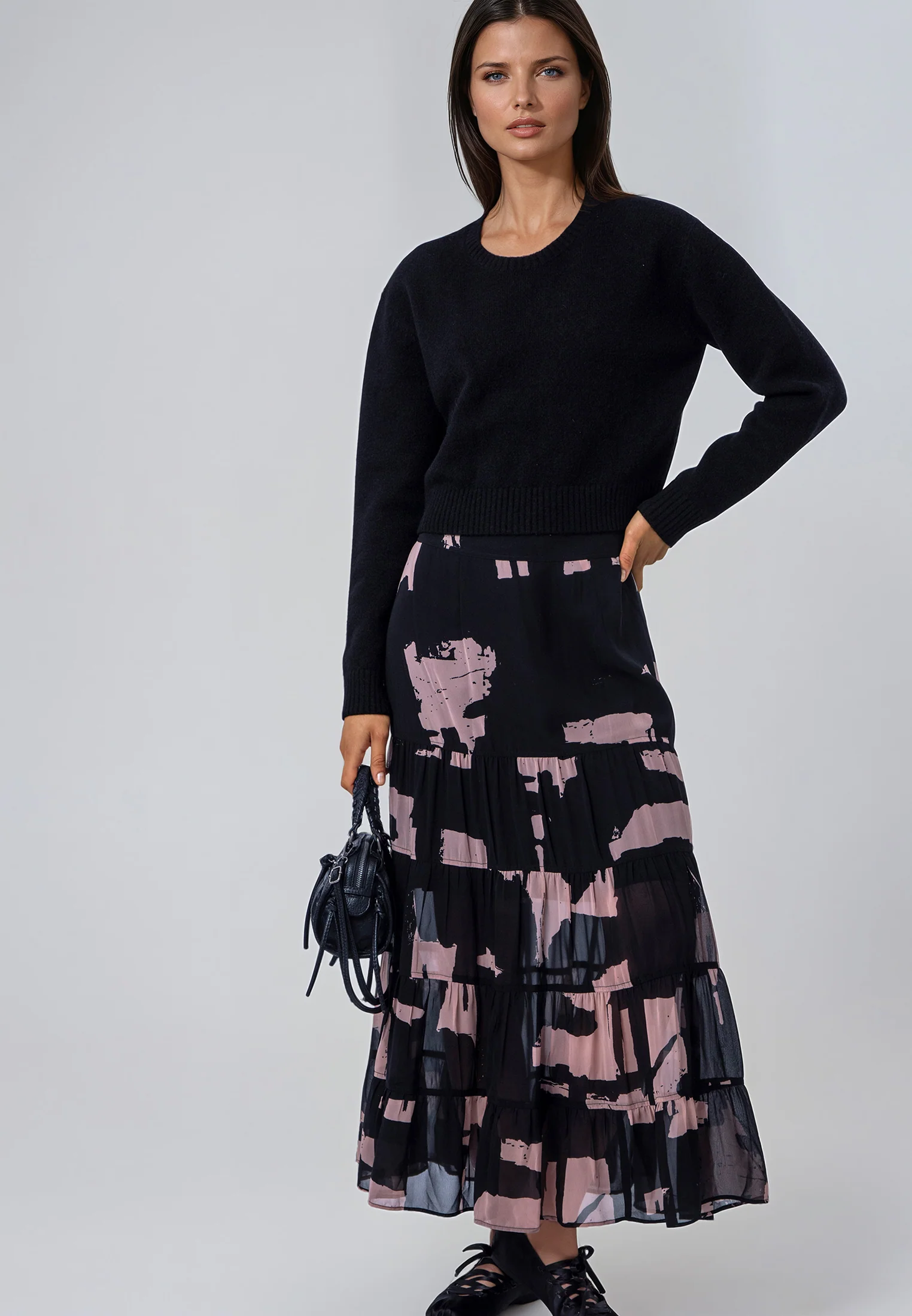 CITRINE SKIRT FACADE BLACK & ASHES - Image 7