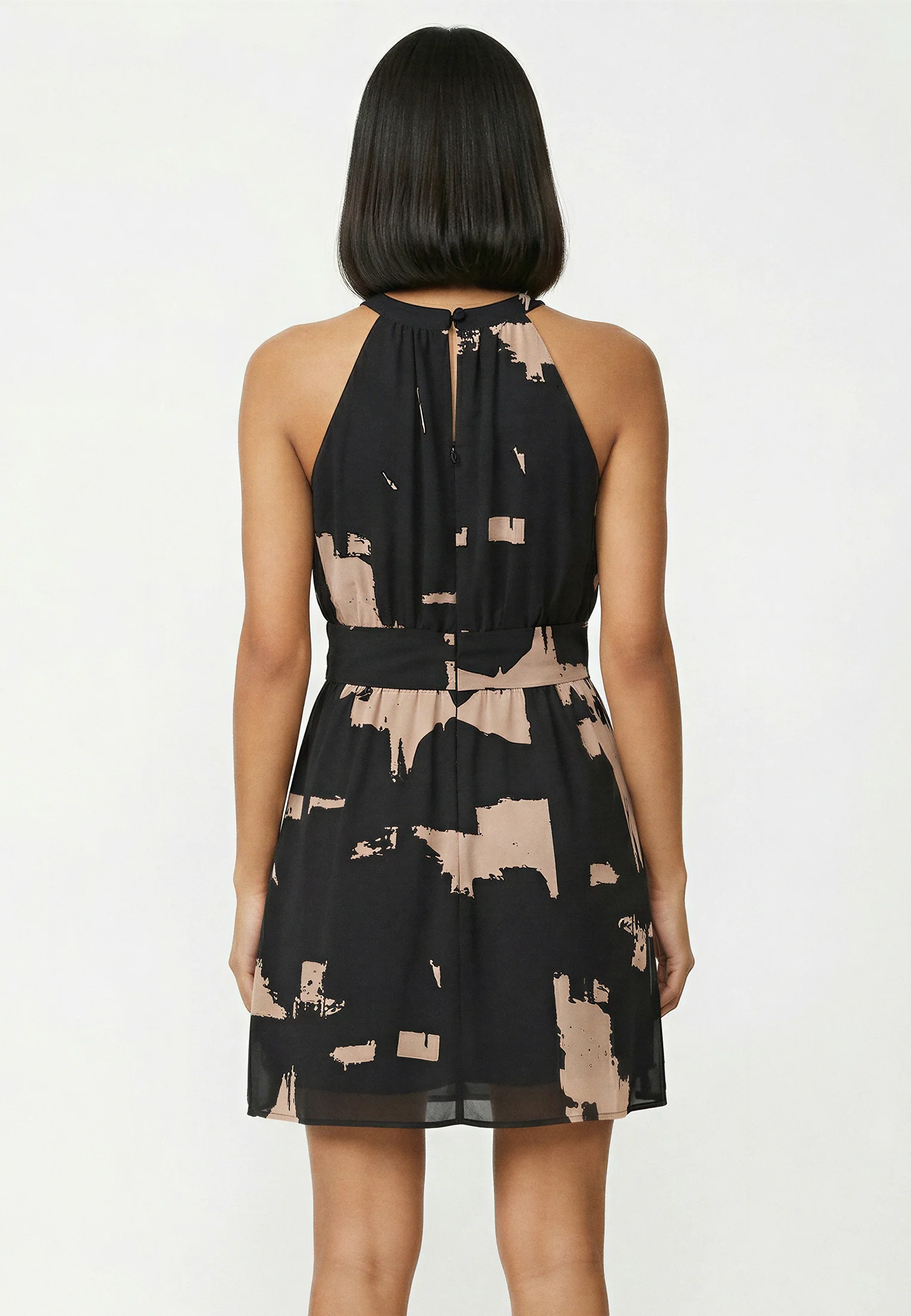 NOIR MINI DRESS FACADE - Image 4