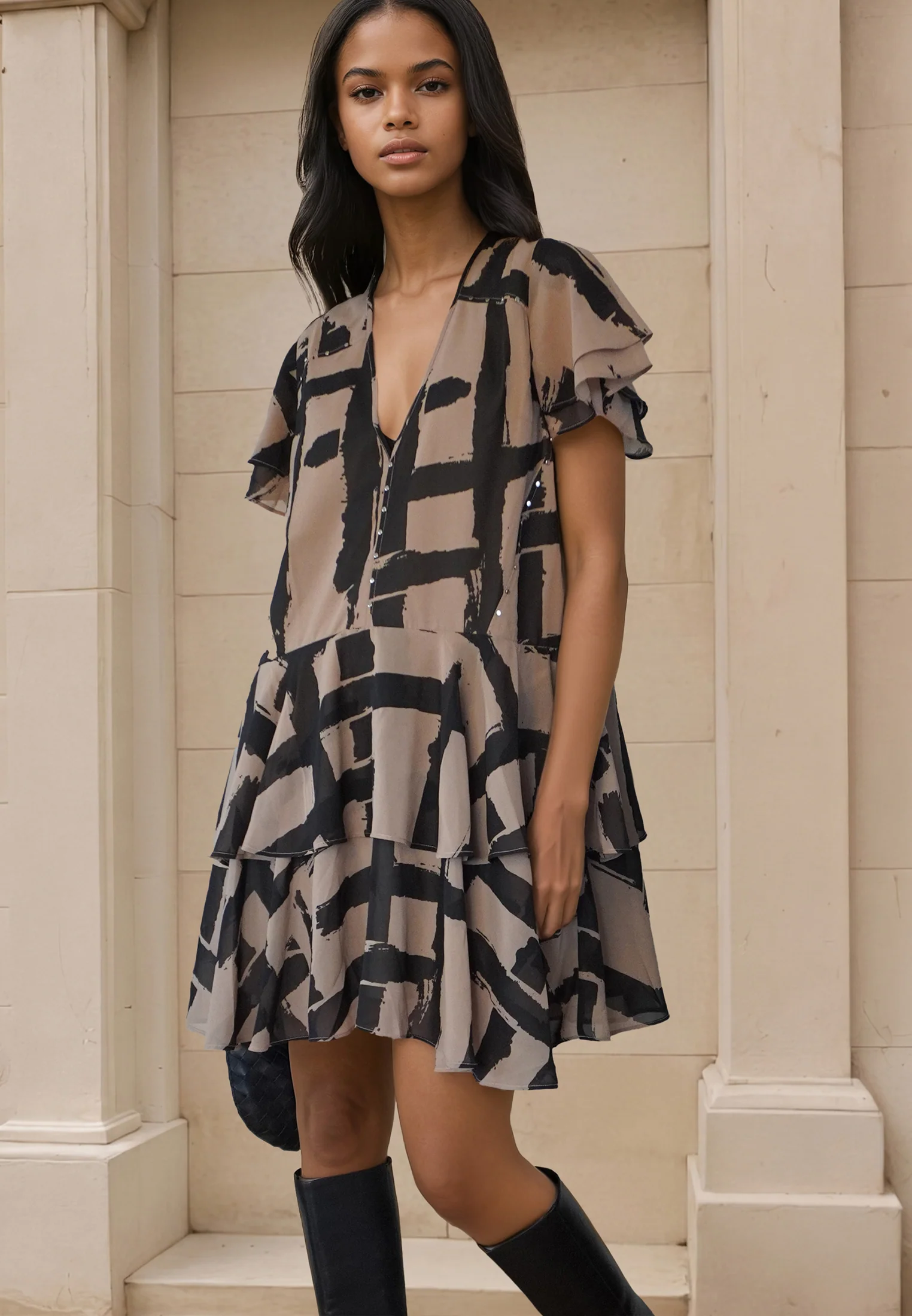JANET DRESS SELVAGE COCO - Image 2