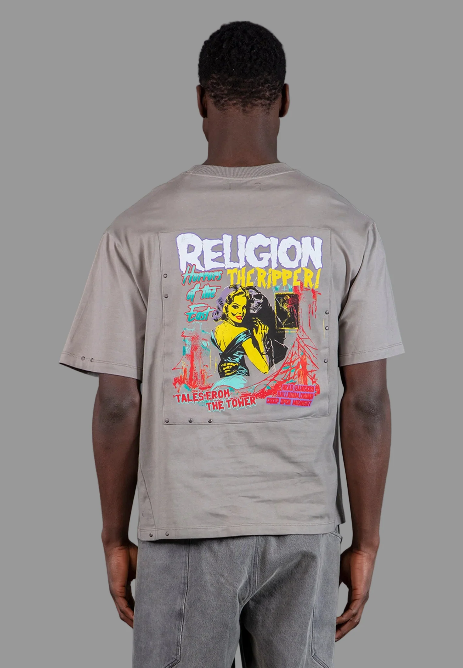 ACID RIPPER T-SHIRT CEMENT GREY