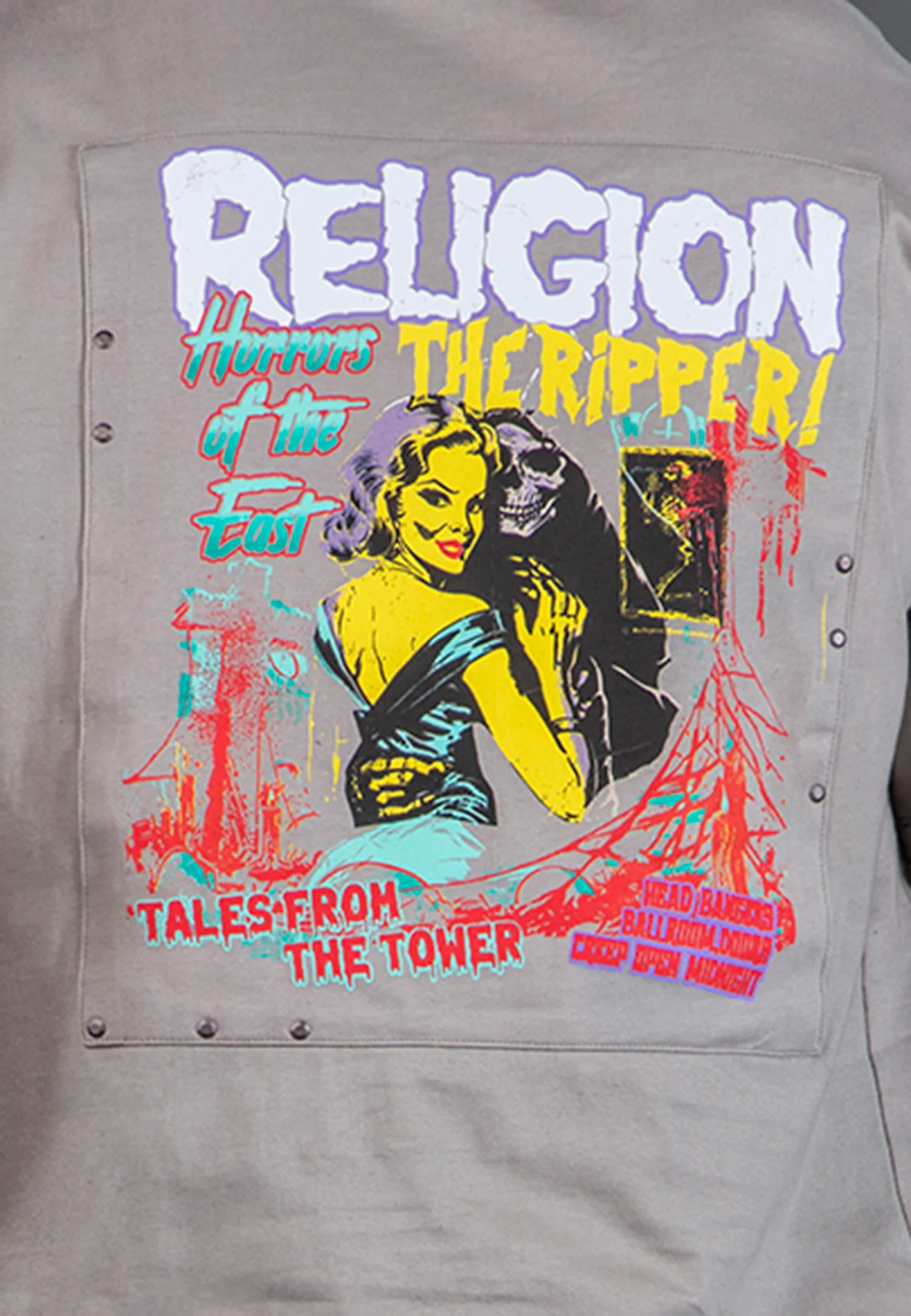 ACID RIPPER T-SHIRT CEMENT GREY - Image 3