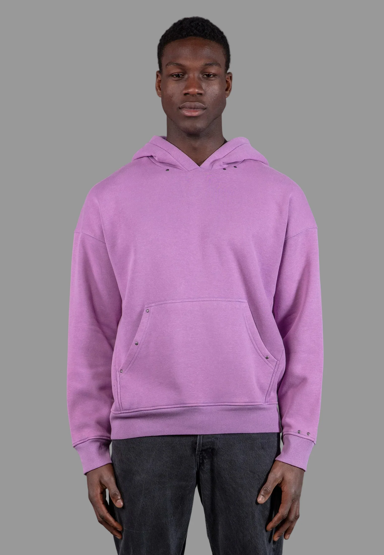 ACID RIPPER HOODIE LIGHT MAUVE - Image 2