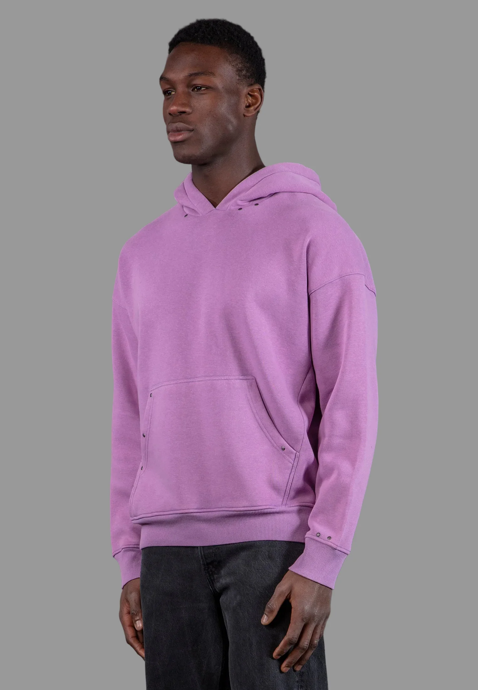 ACID RIPPER HOODIE LIGHT MAUVE - Image 4