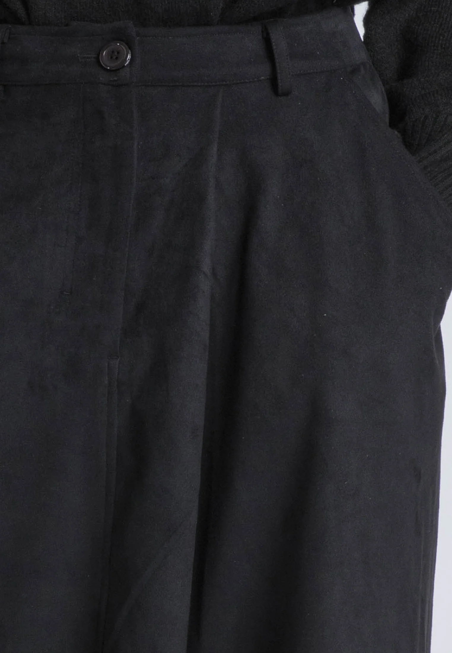 AIDA SKIRT BLACK SUEDE - Image 6
