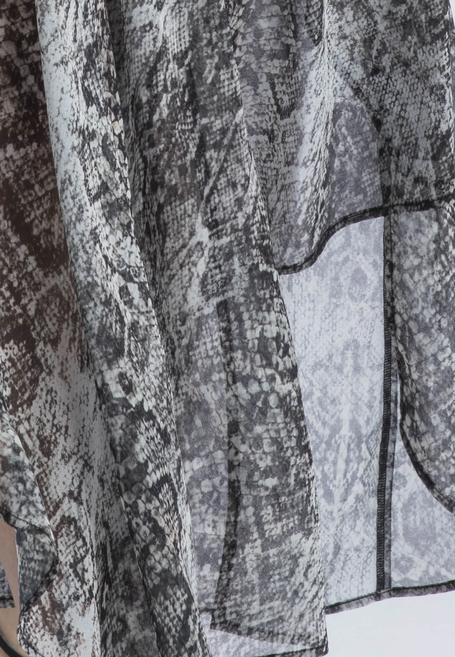 AIDA MIDI DRESS SNAKESKIN PRINT - Image 3
