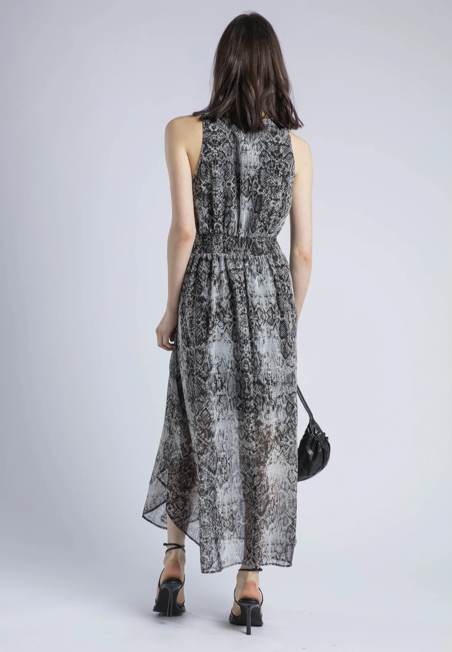 AIDA MIDI DRESS SNAKESKIN PRINT - Image 4