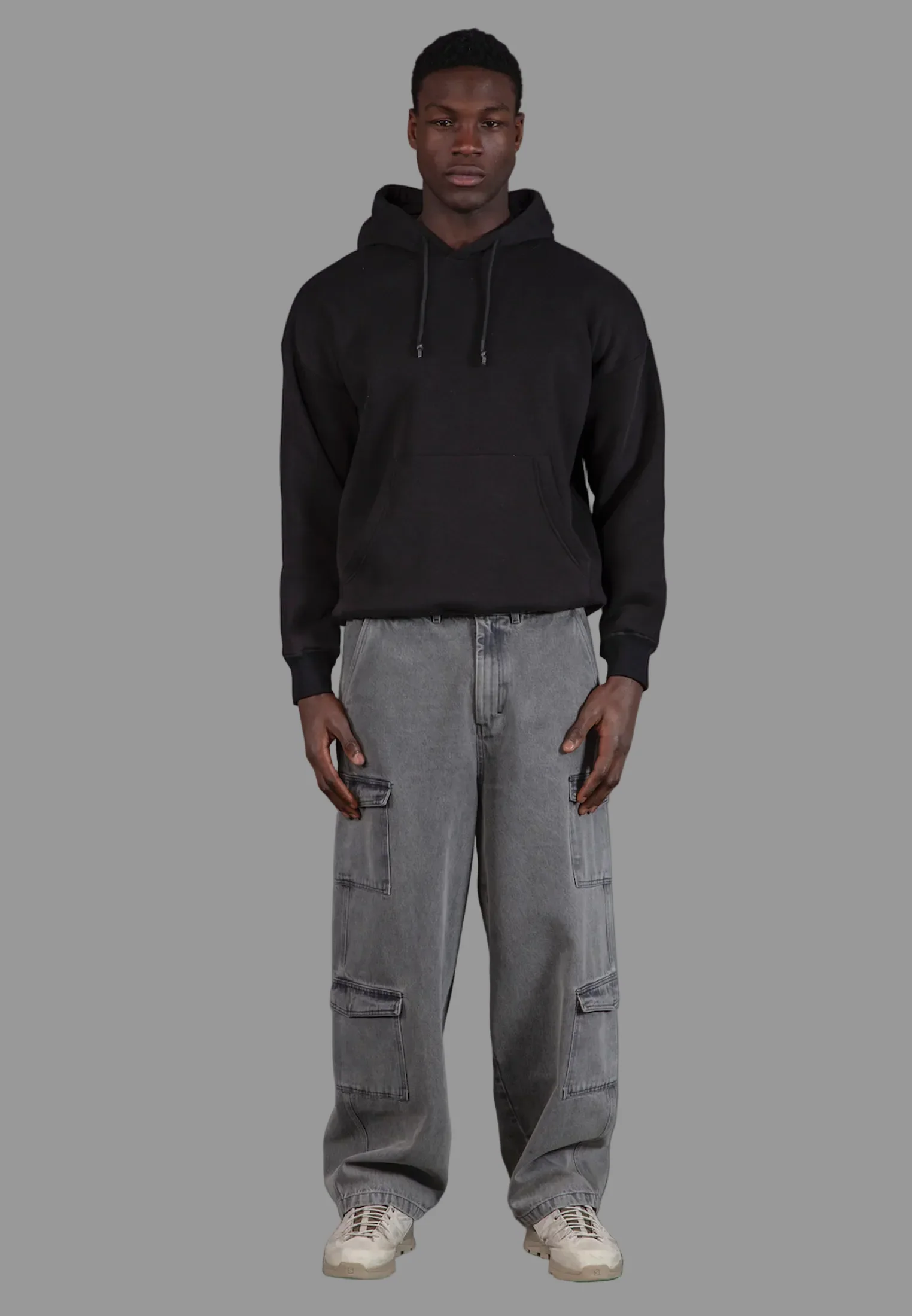 ANARCHY APPLIQUE HOODIE BLACK - Image 5