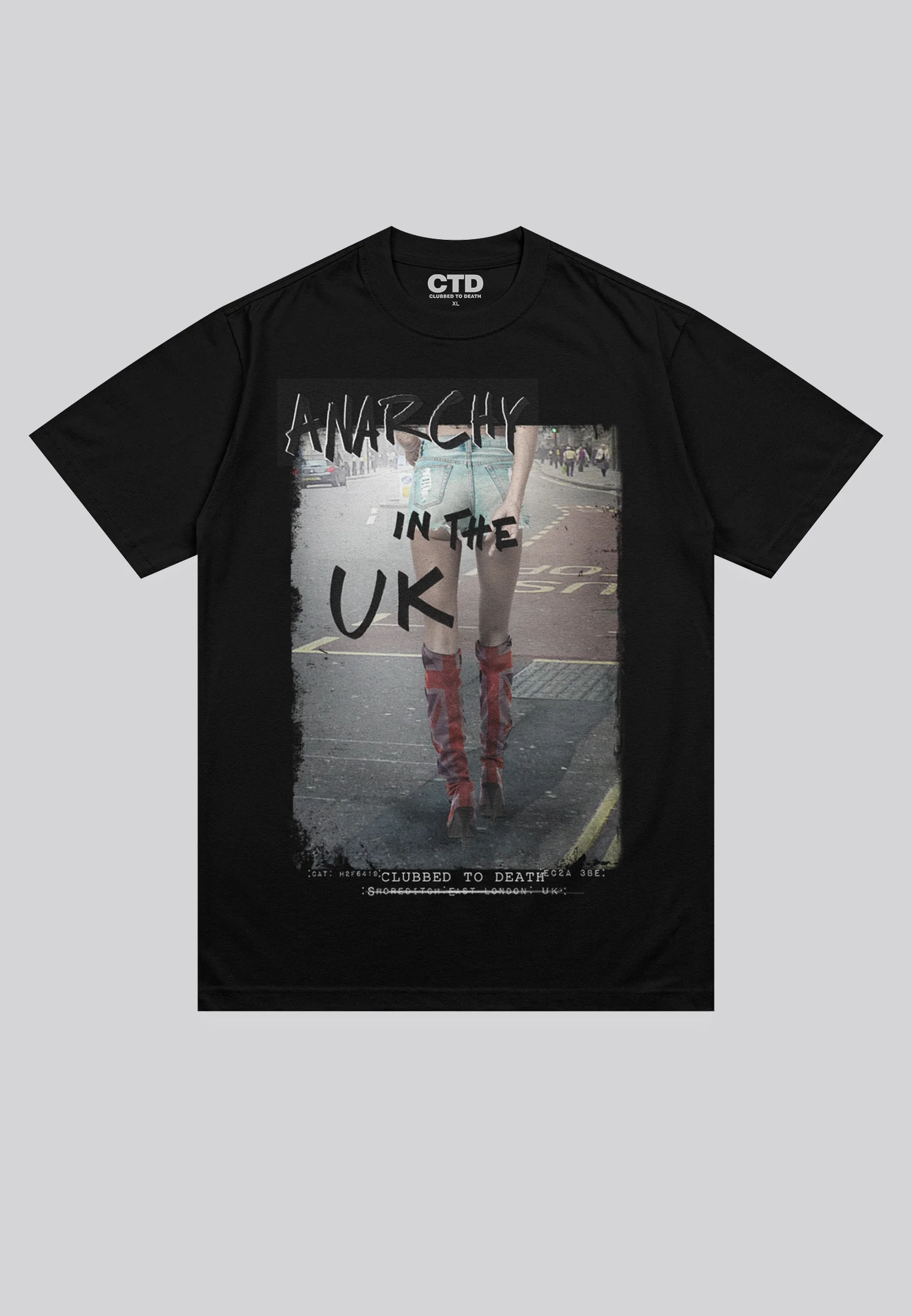 ANARCHY IN THE UK T-SHIRT JET BLACK - Image 2