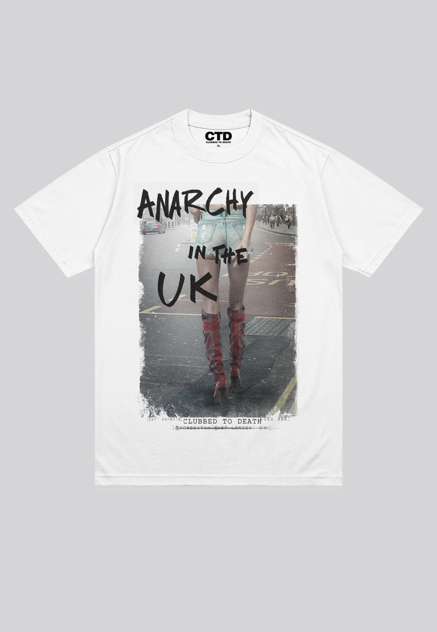 ANARCHY IN THE UK T-SHIRT WHITE - Image 2