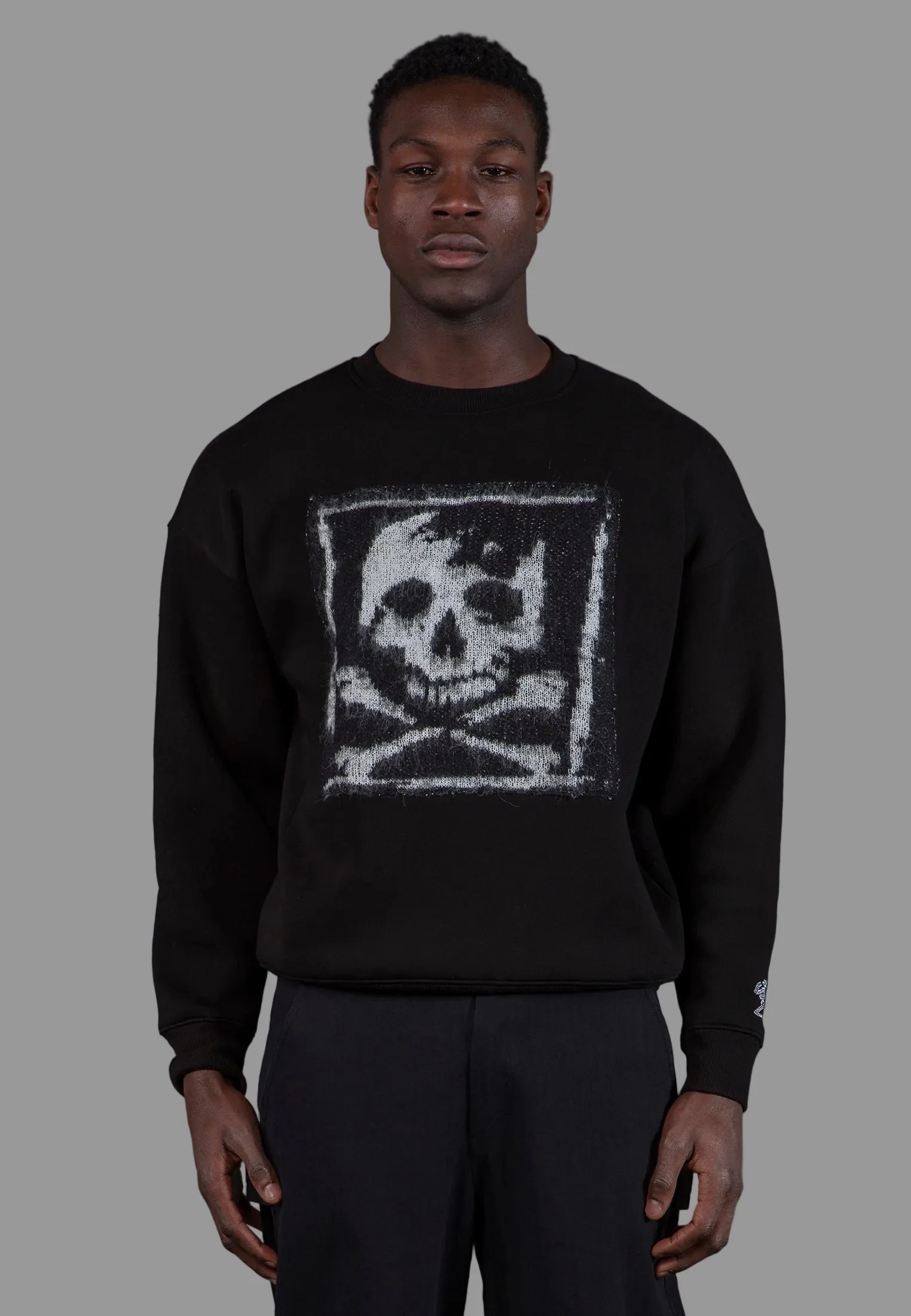 ANTARSIA SKULL SWEAT BLACK