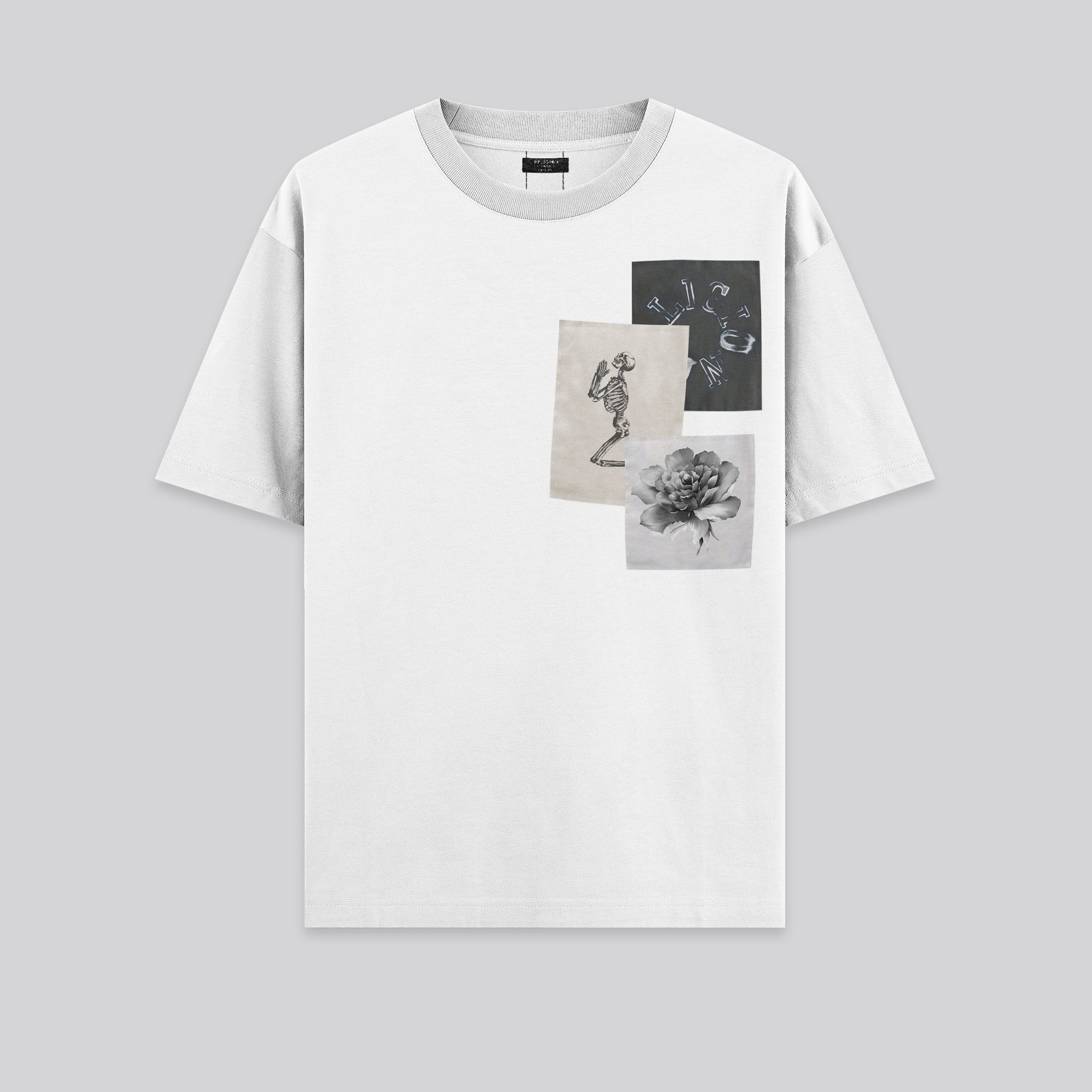 APPLIQUE T-SHIRT WHITE - Image 7