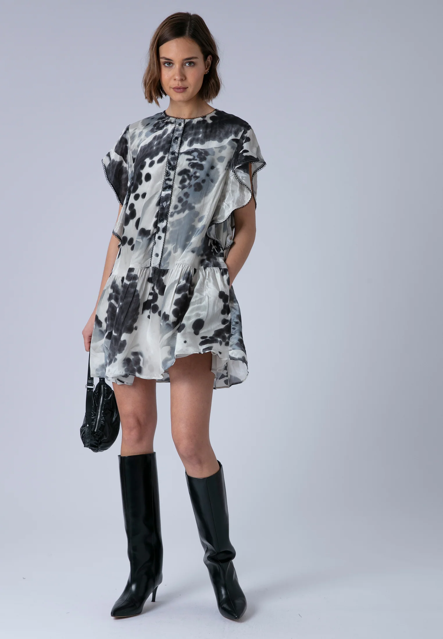ARA TUNIC ORCHID BLACK - Image 4