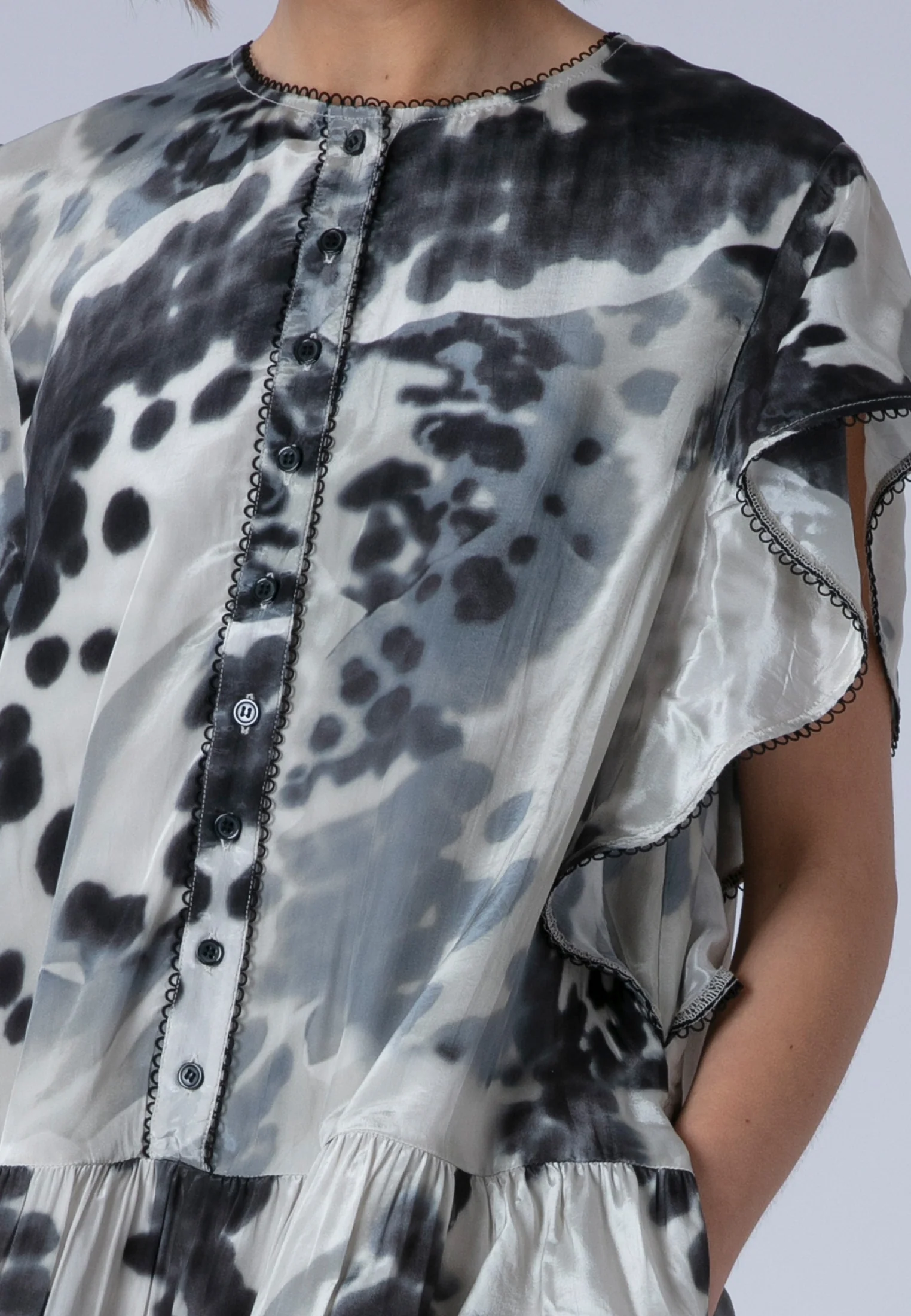 ARA TUNIC ORCHID BLACK - Image 8