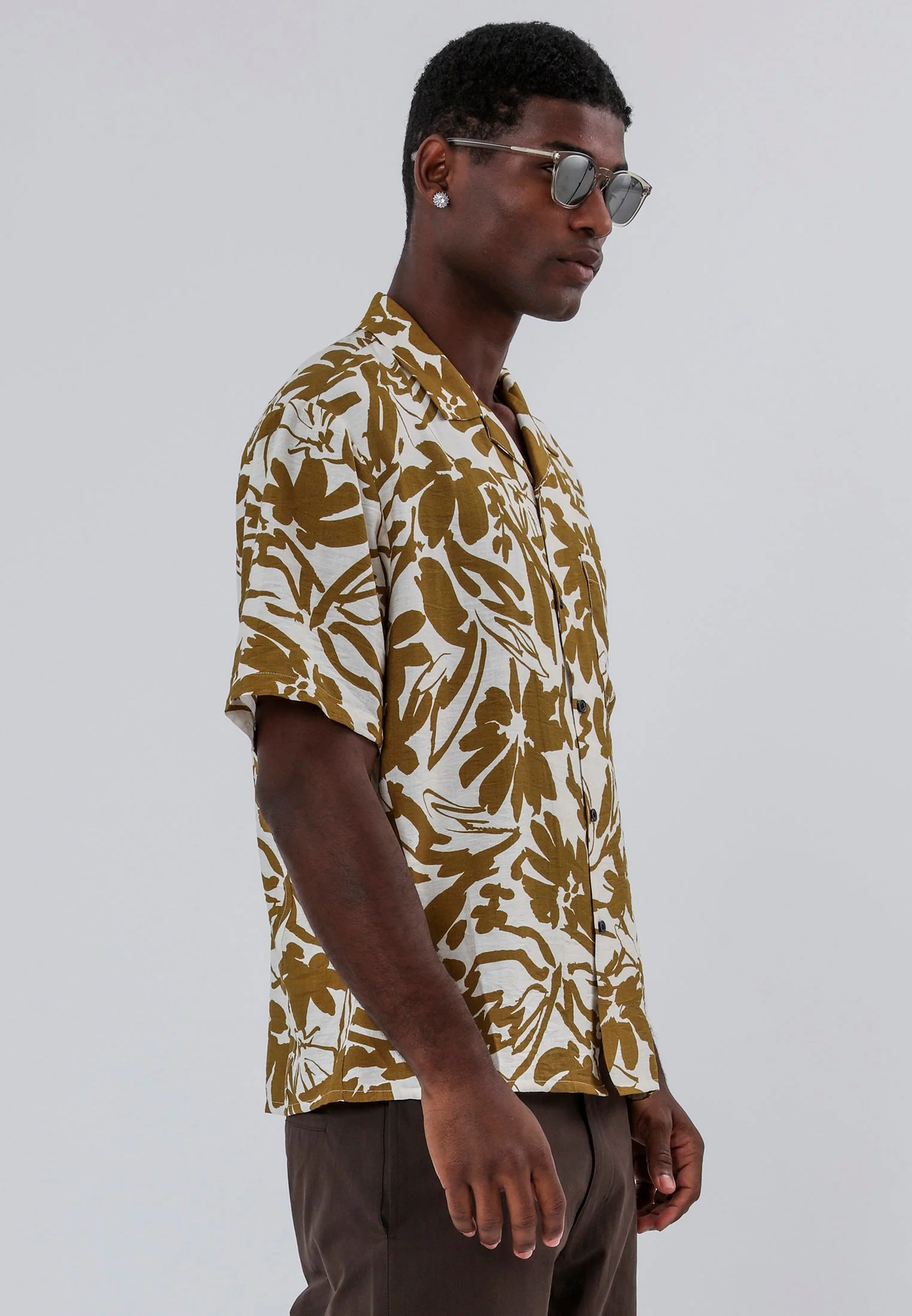 ART SHIRT RUST & WHITE - Image 5