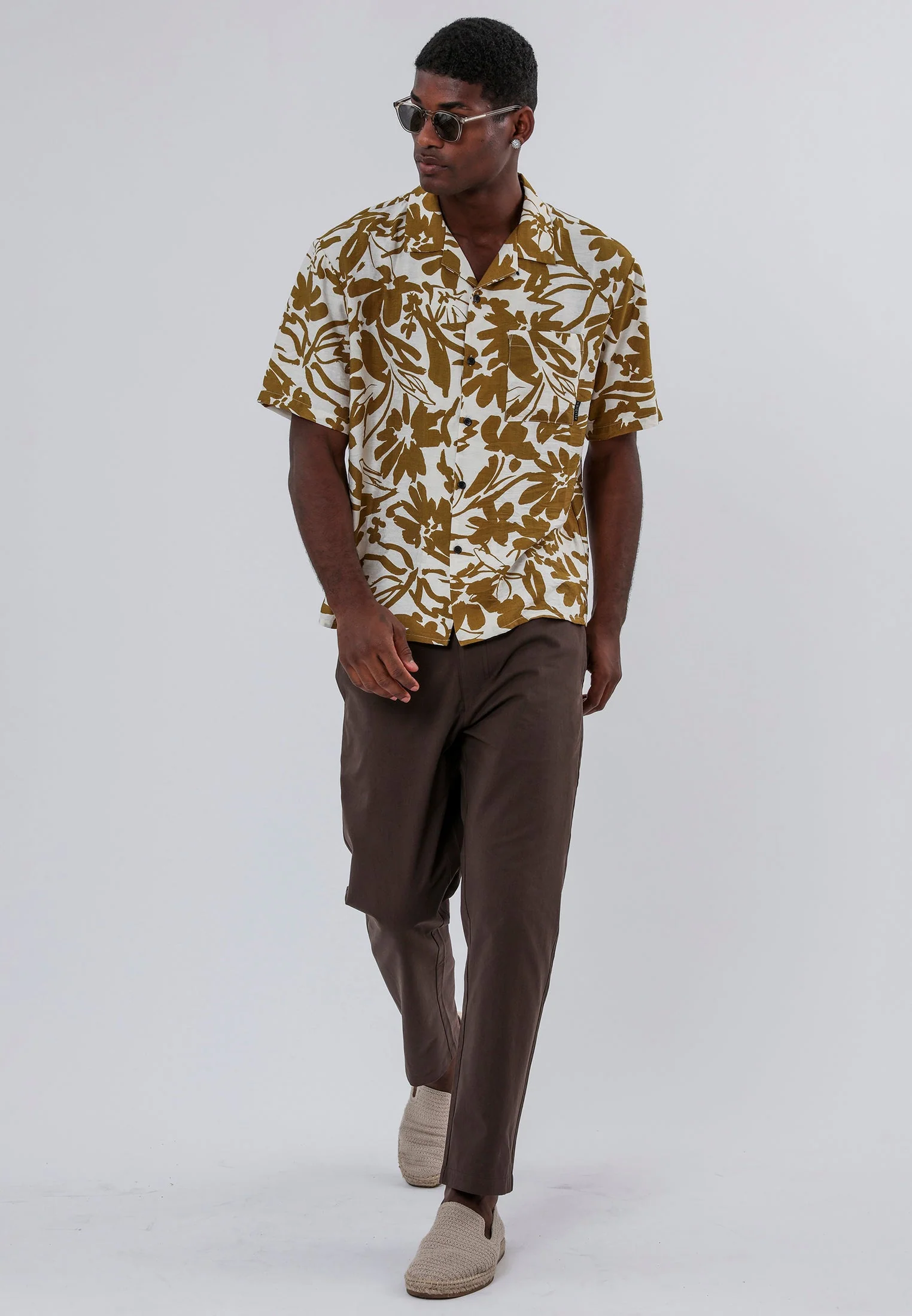 ART SHIRT RUST & WHITE - Image 7
