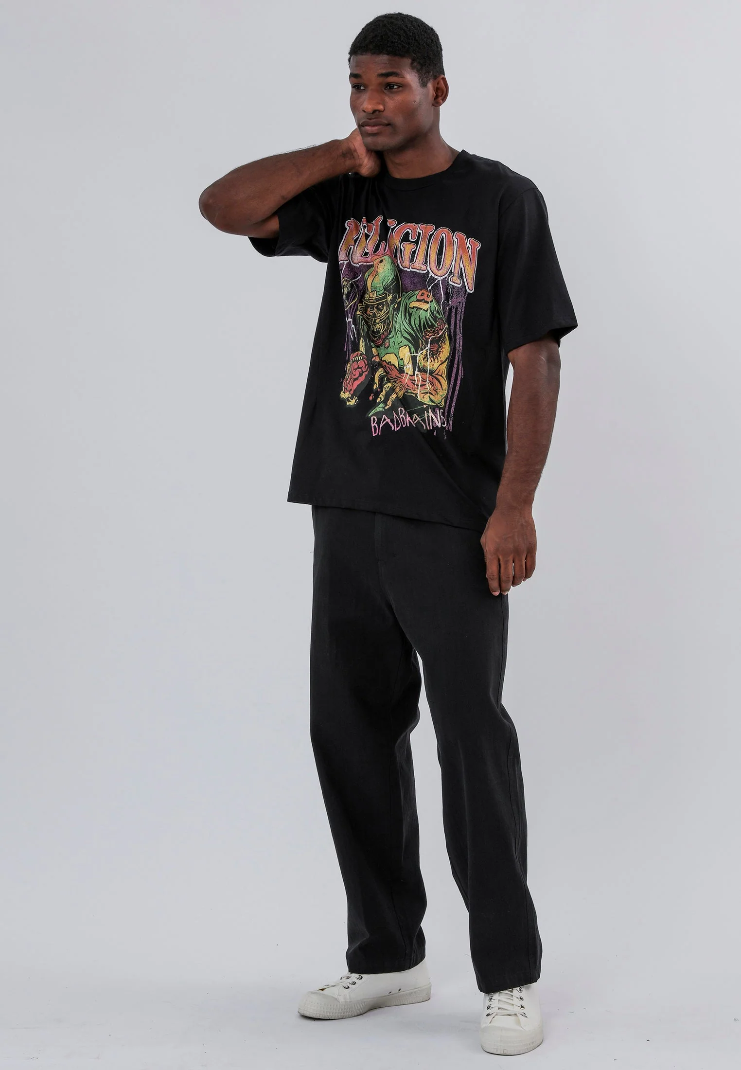 BAD BRAINS T-SHIRT JET BLACK - Image 5