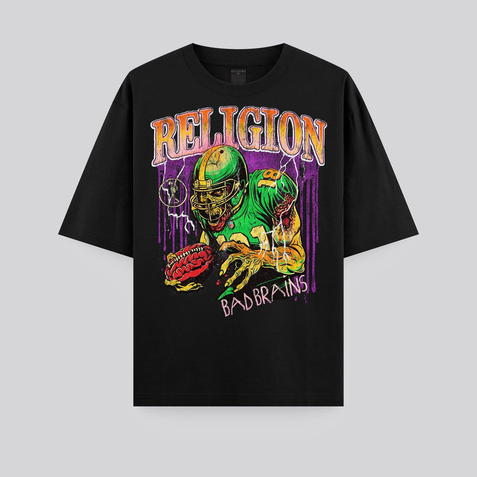 BAD BRAINS T-SHIRT JET BLACK - Image 9