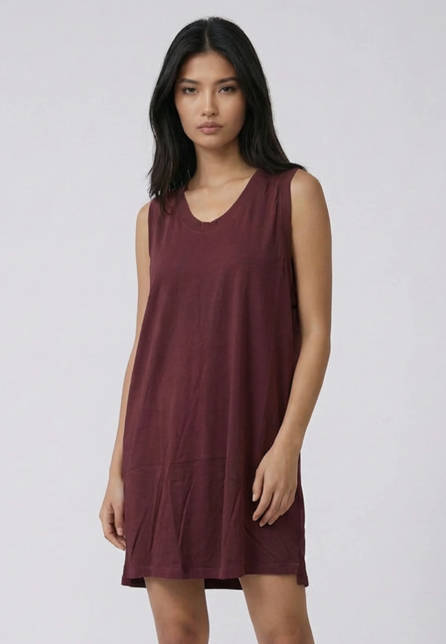 BAND DRESS BURGUNDY - Image 3