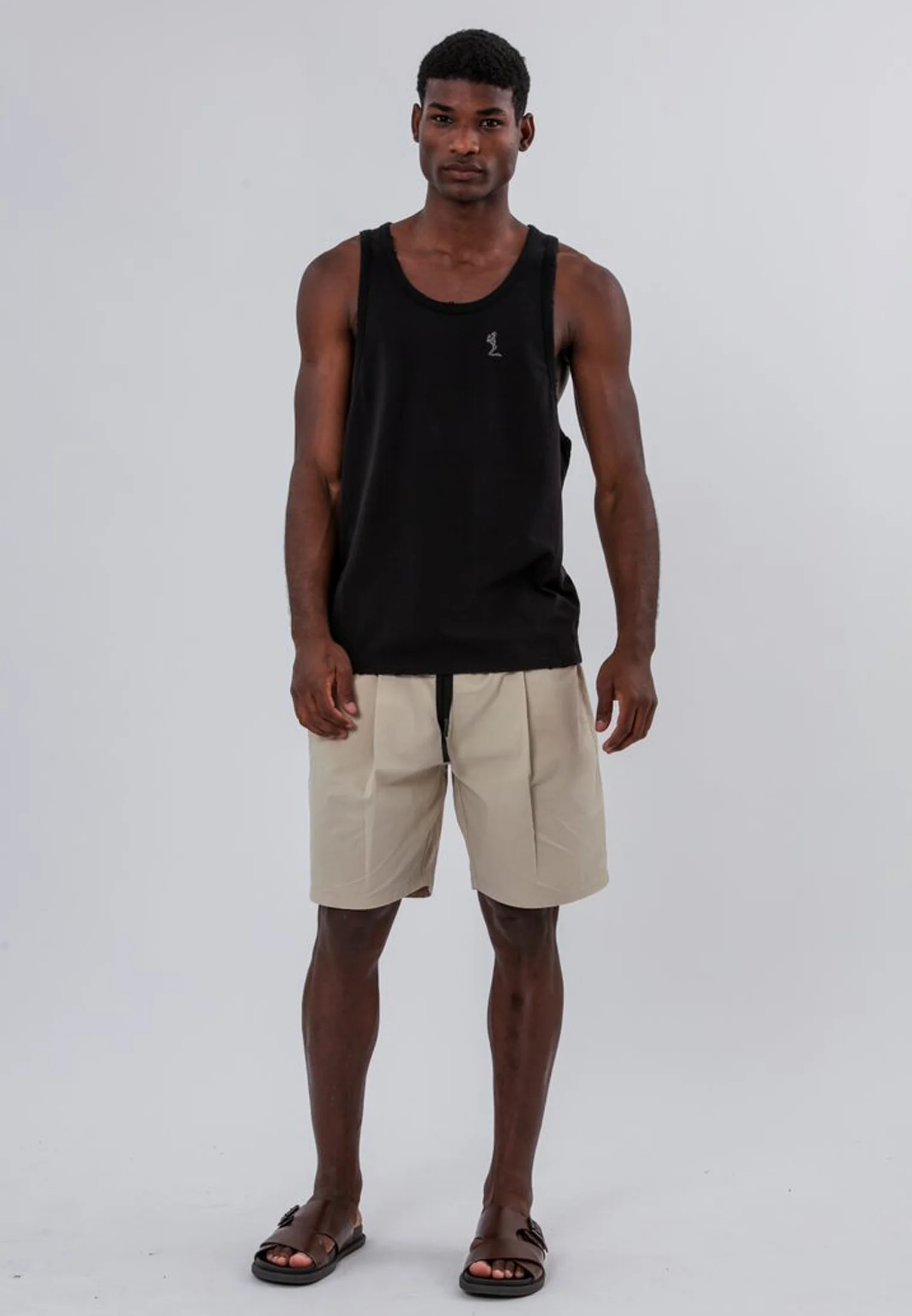 BATTLE DISTRESSED VEST BLACK - Image 5