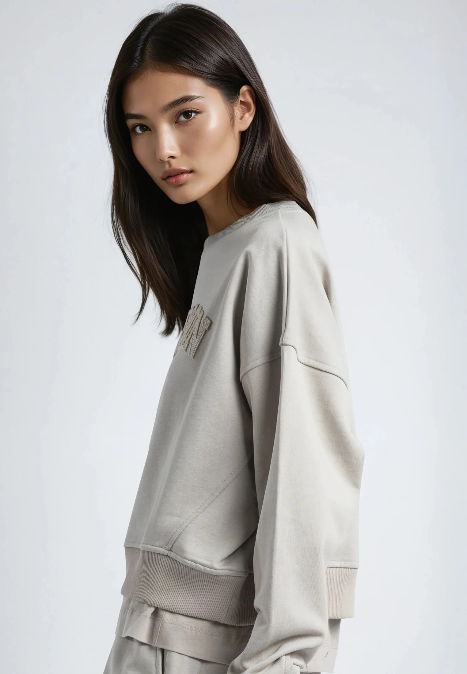 APPLIQUE BATWING SWEAT STONE - Image 5