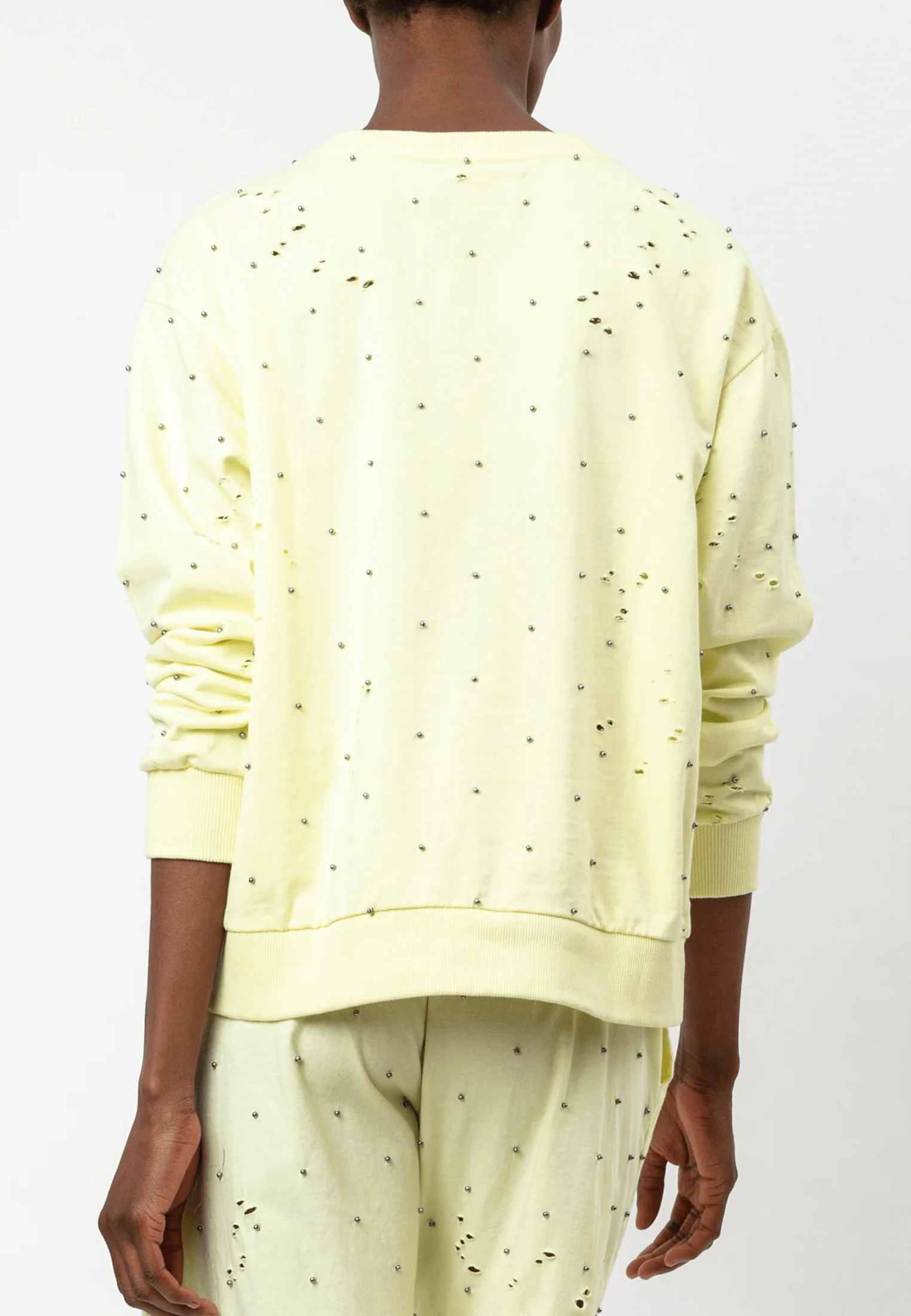 BEACH SWEAT WITHOUT HOLES TENDER YELLOW - Image 3