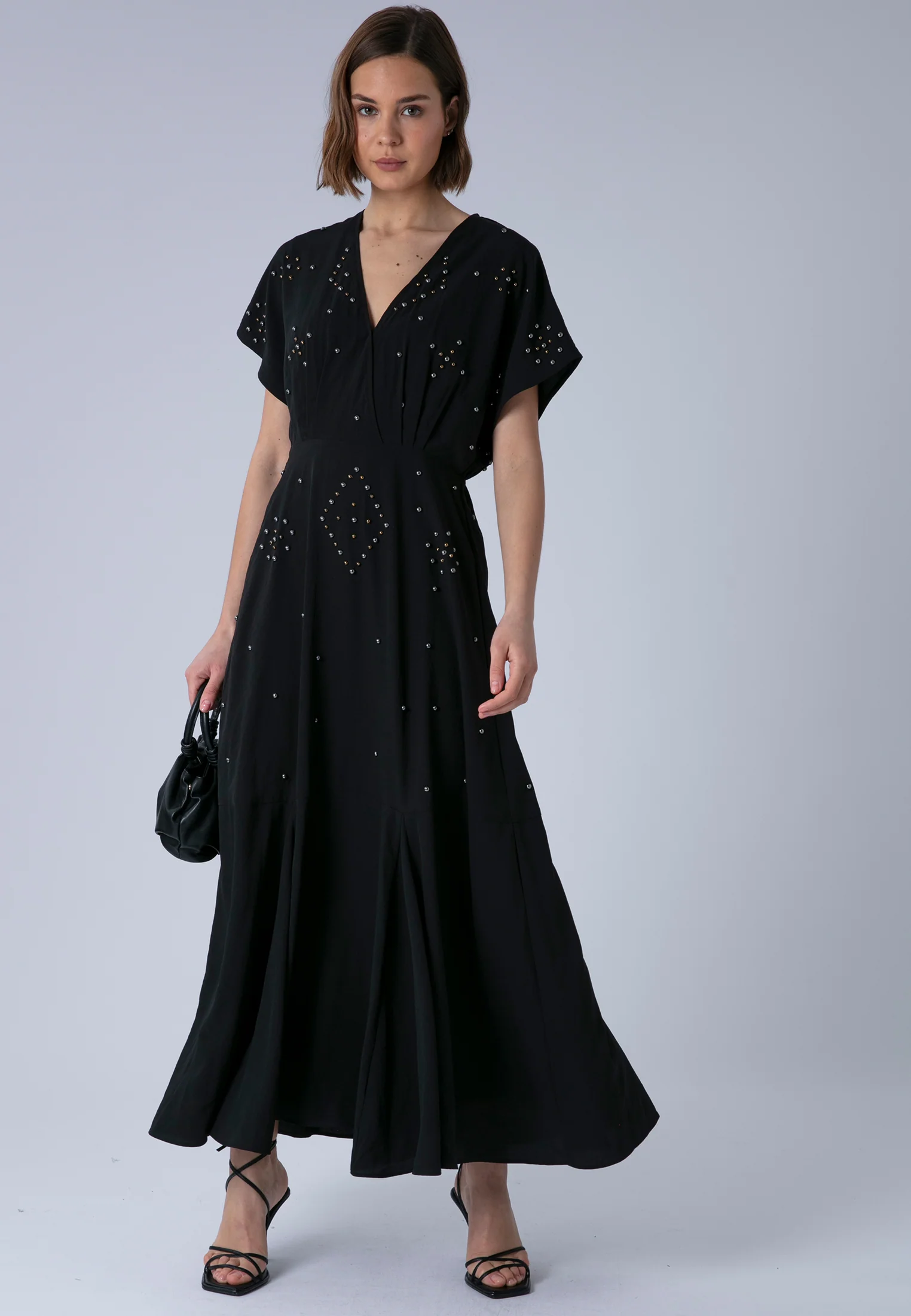 SARAH MAXI DRESS JET BLACK - Image 3