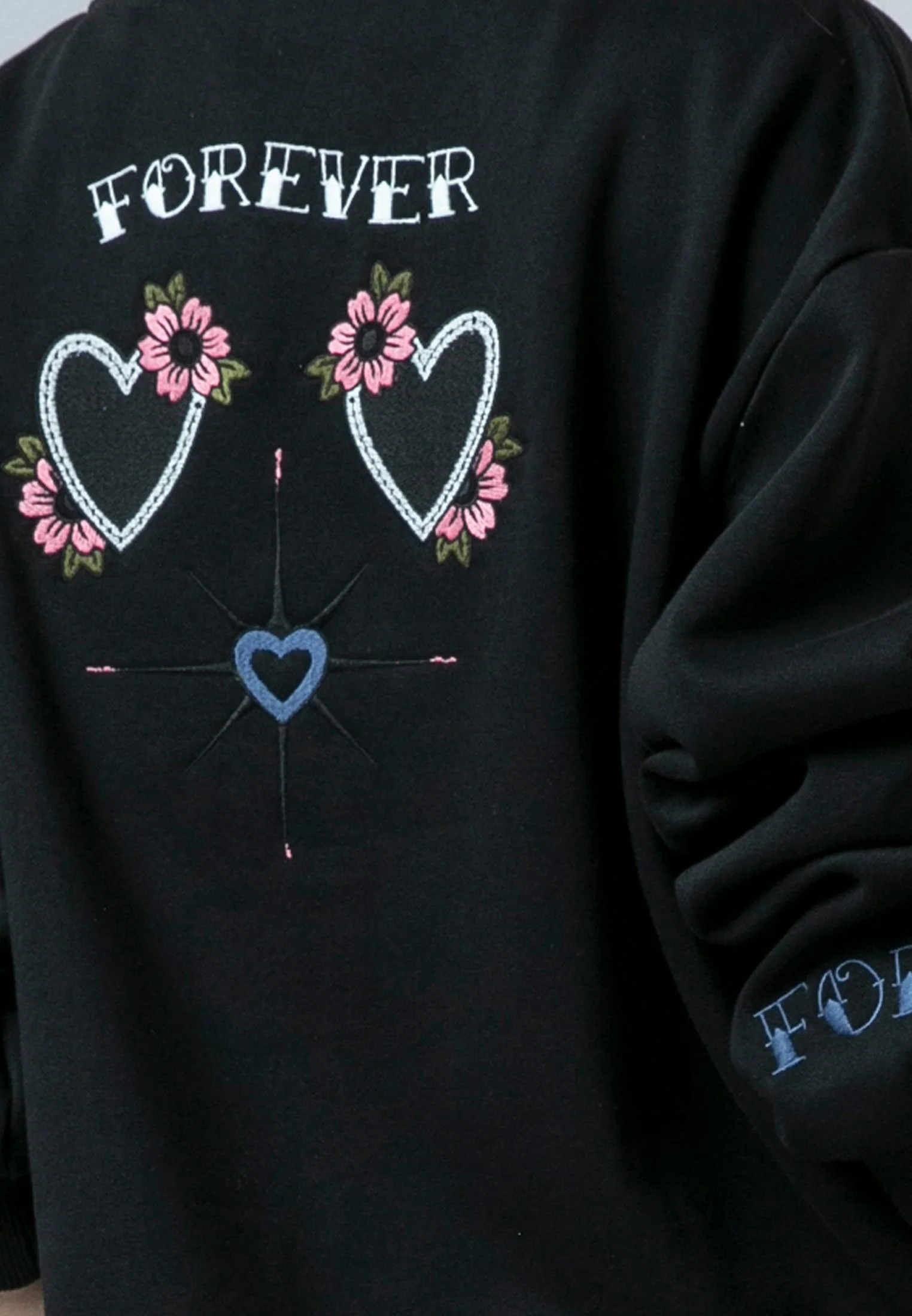 LOVE CARDIGAN BLACK & COLOUR - Image 6
