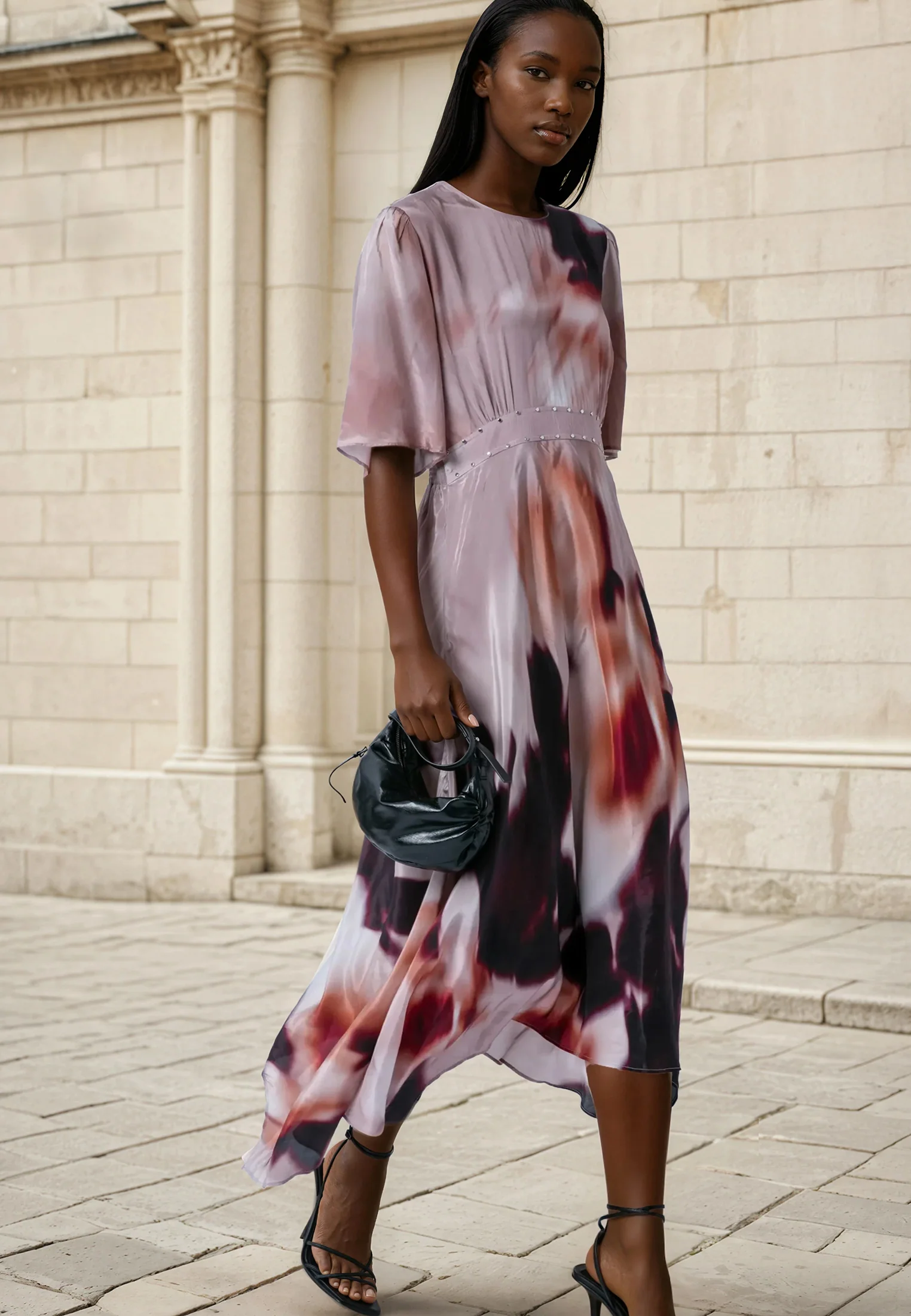 TORY TEA DRESS BLUR ASHES - Image 2