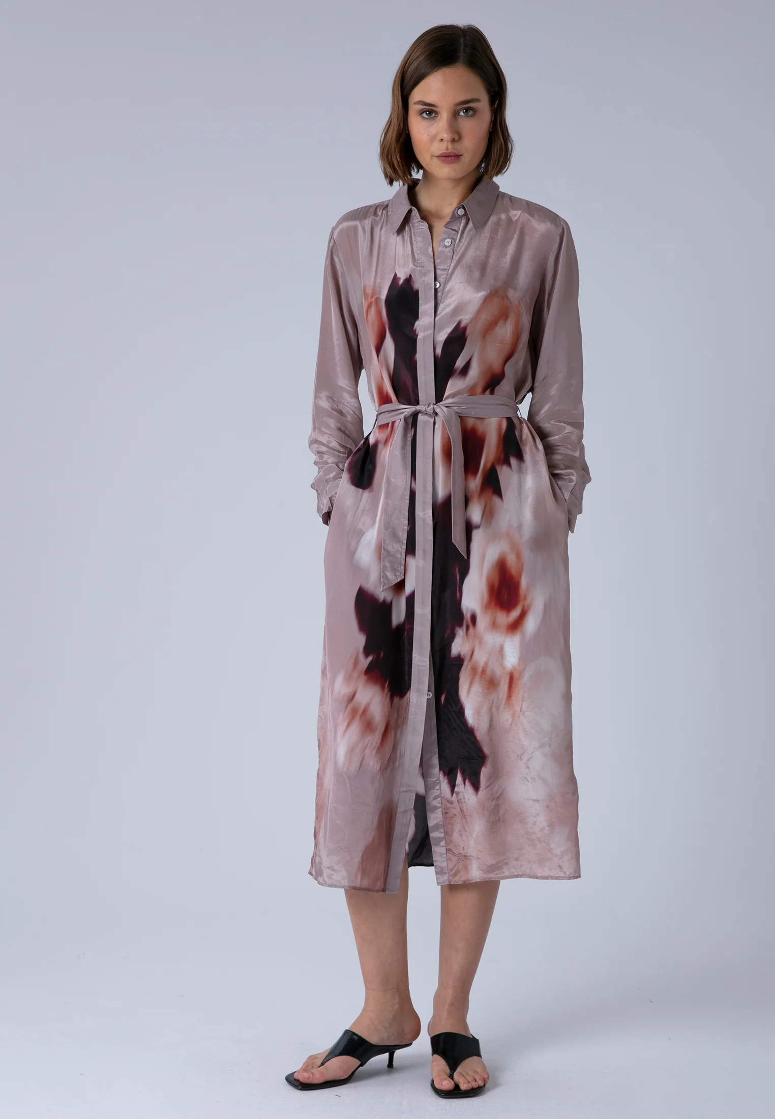 TORY SHIRTDRESS BLUR ASHES - Image 7