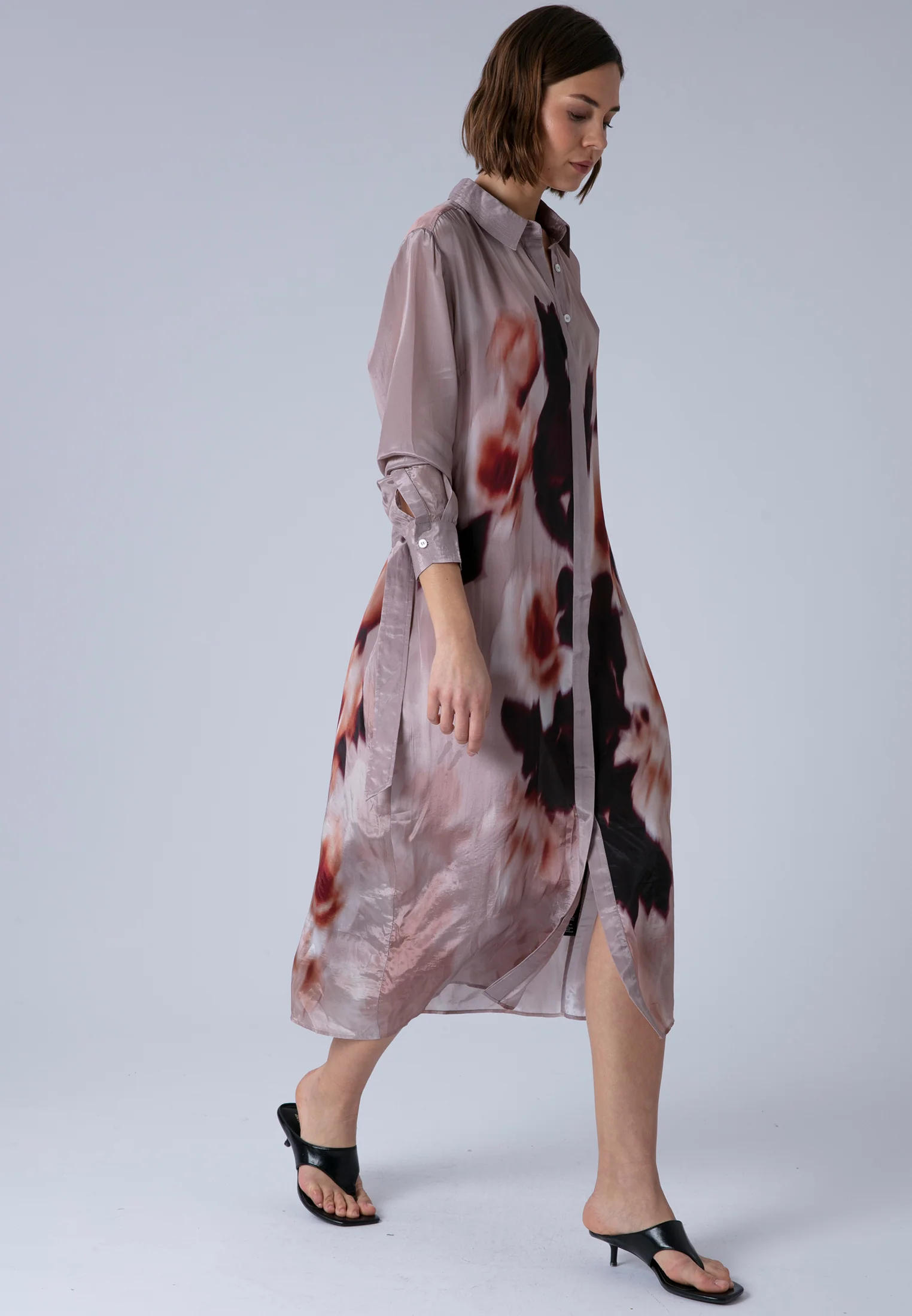 TORY SHIRTDRESS BLUR ASHES - Image 8
