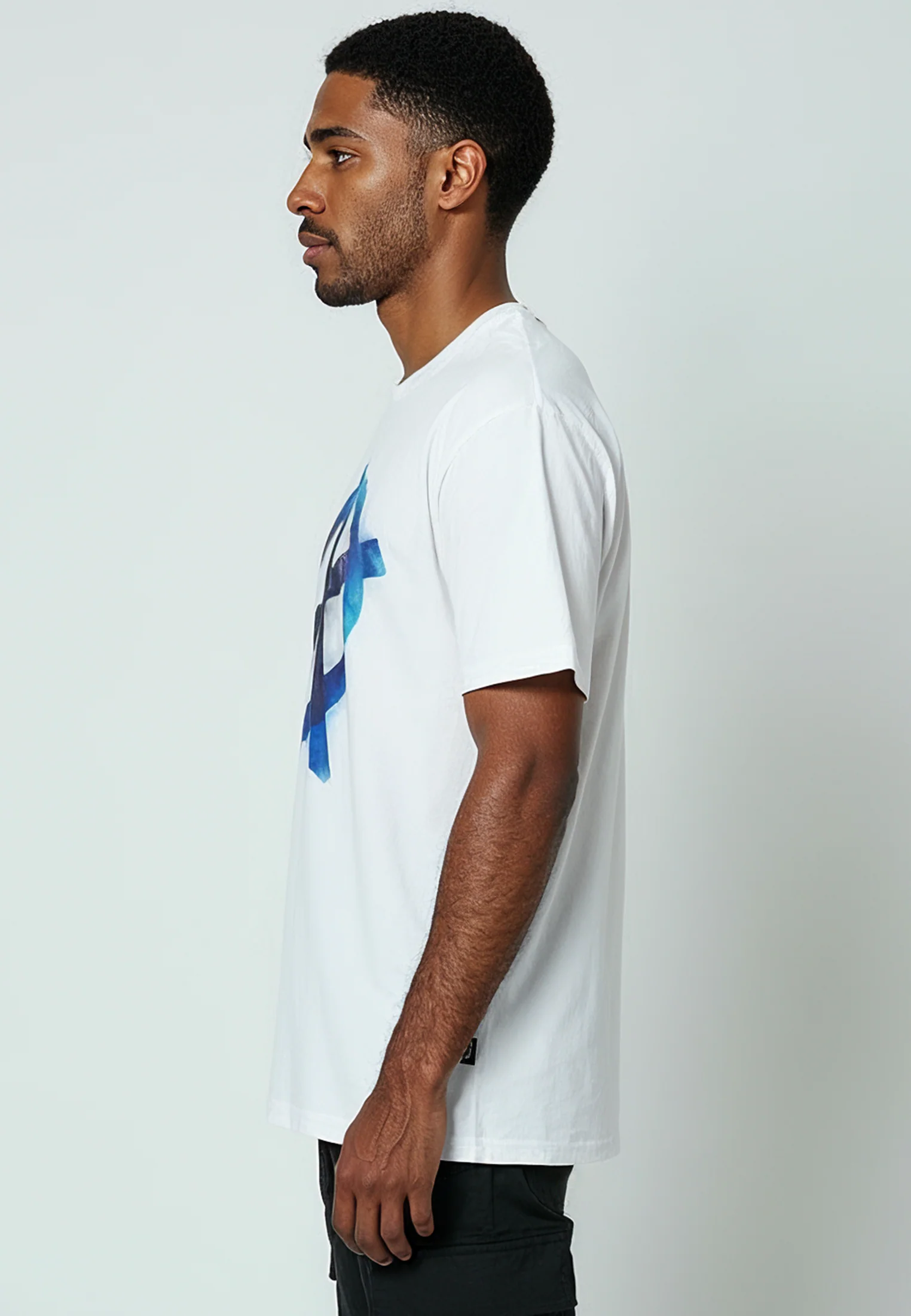 BLURRED ANARCHY T-SHIRT WHITE - Image 4