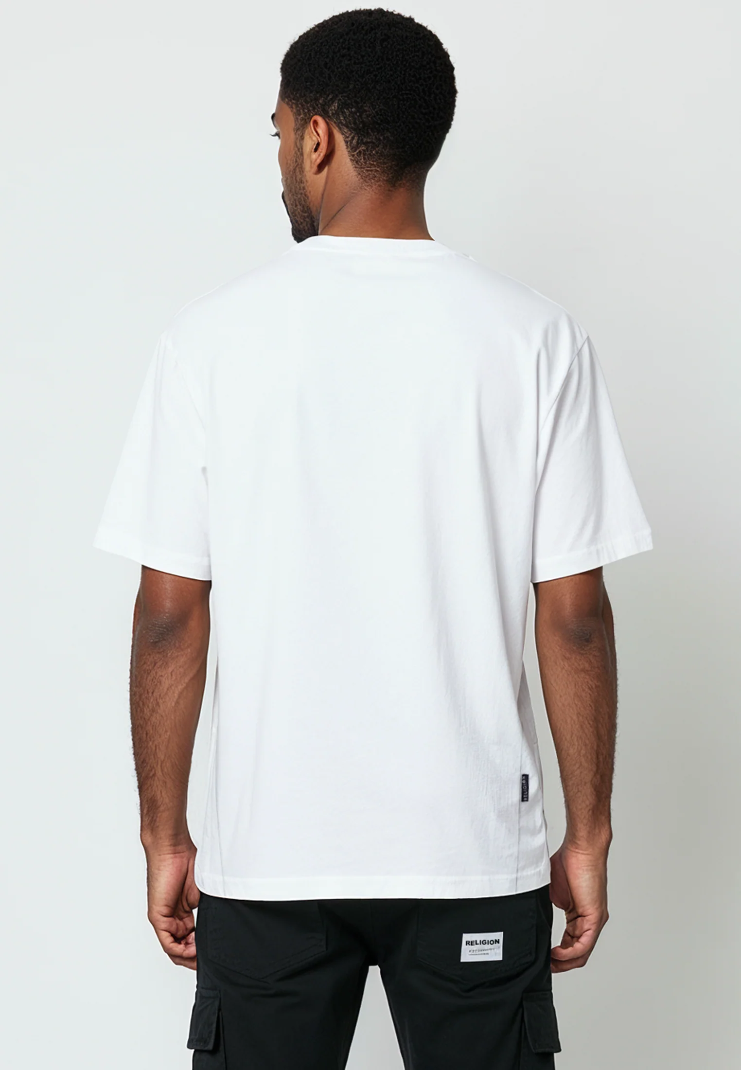 BLURRED ANARCHY T-SHIRT WHITE - Image 5