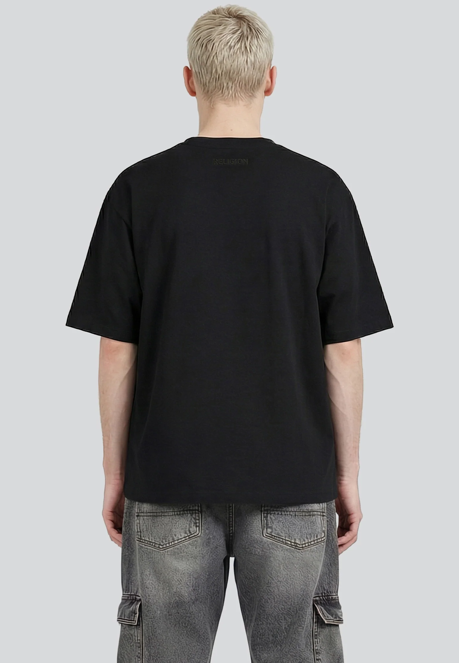 BOLT CROP T-SHIRT BLACK - Image 4