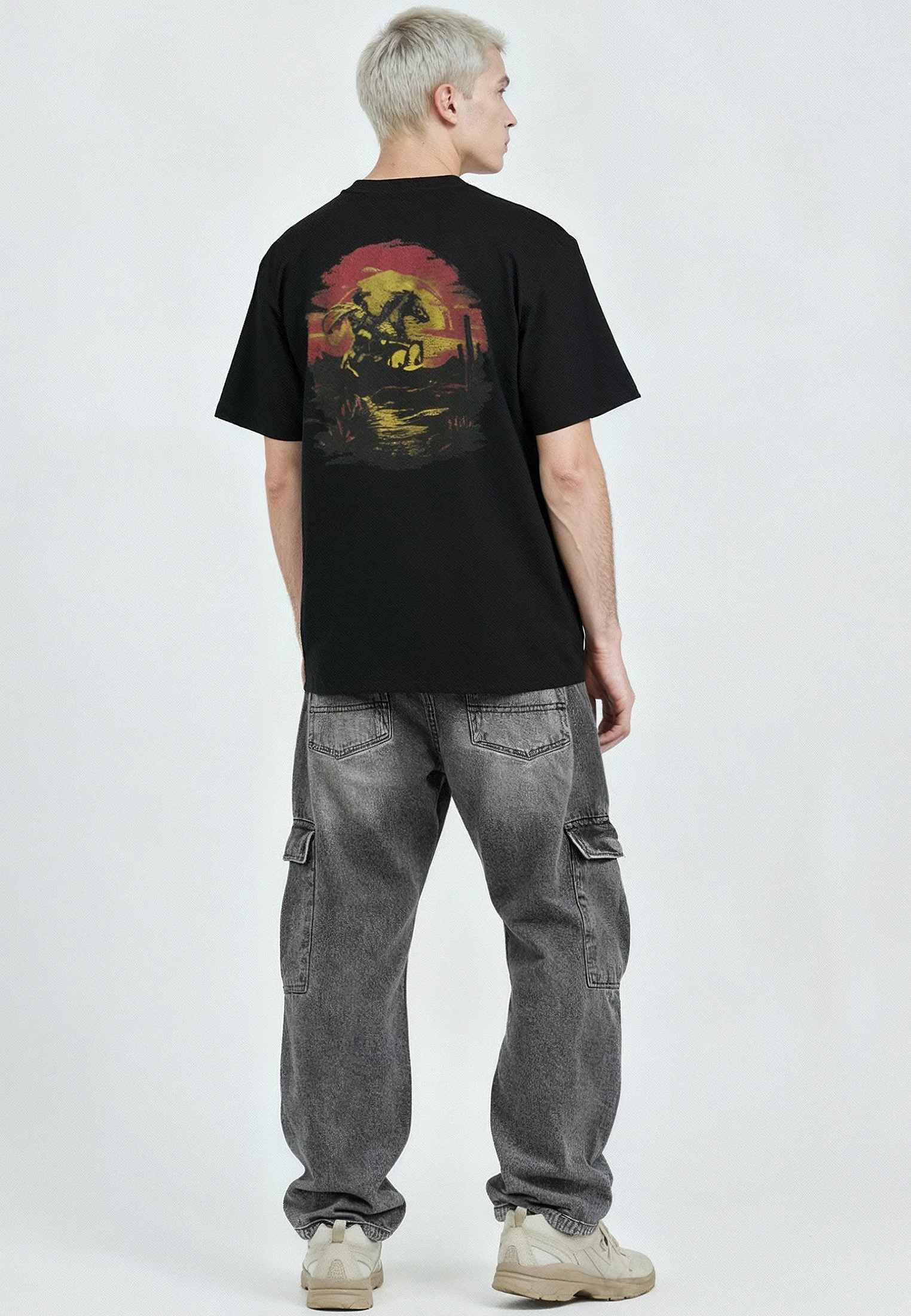 BORN TO RIDE T-SHIRT BLACK - Image 5