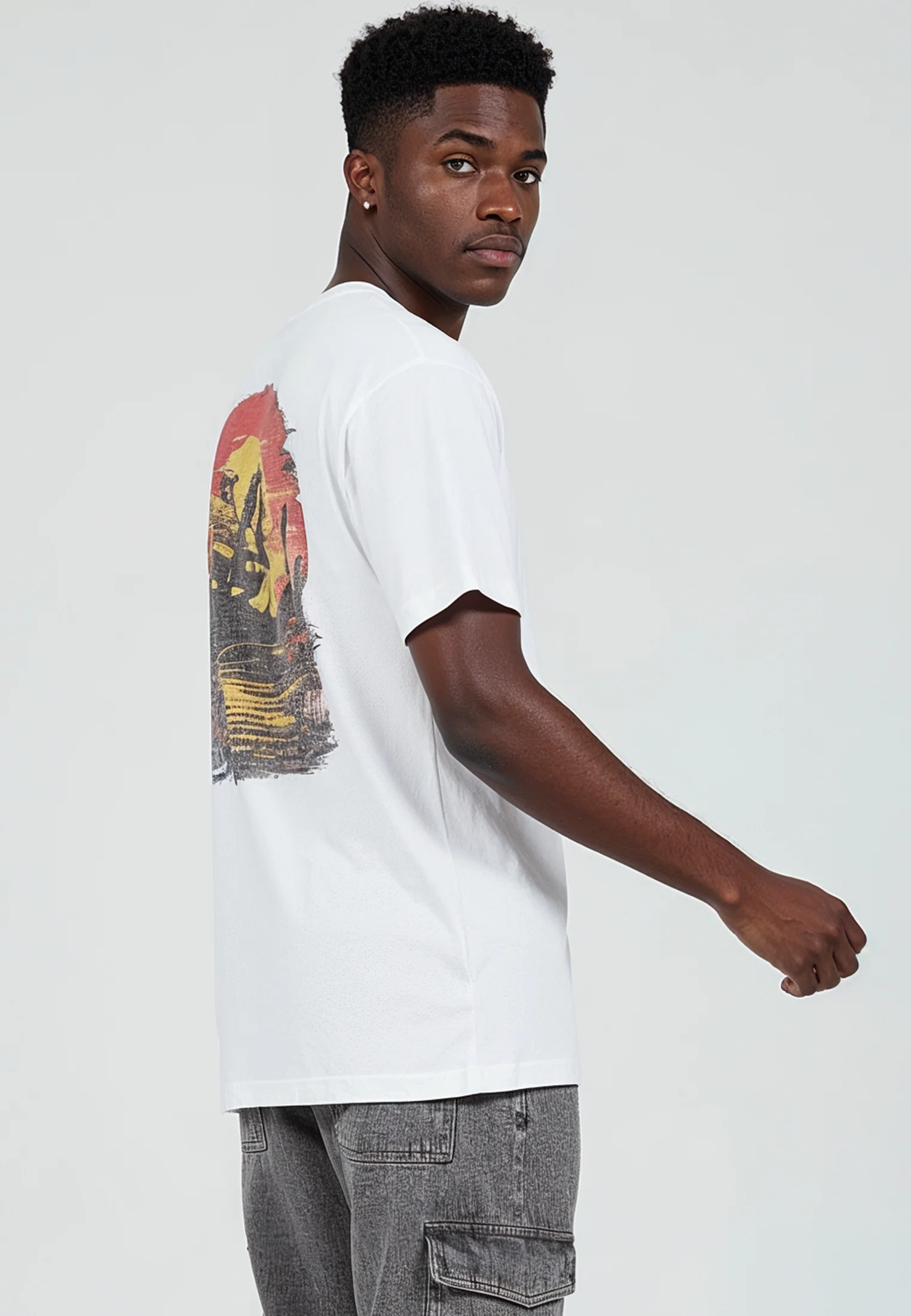 BORN TO RIDE T-SHIRT WHITE - Image 5