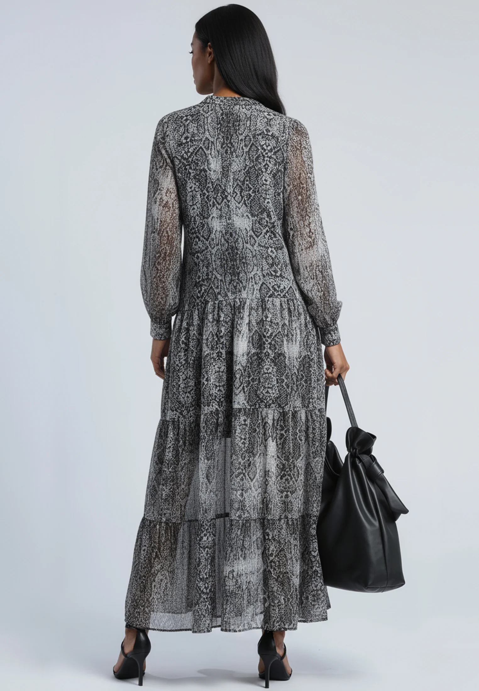 CALA MAXI DRESS SNAKE SKIN PRINT - Image 5