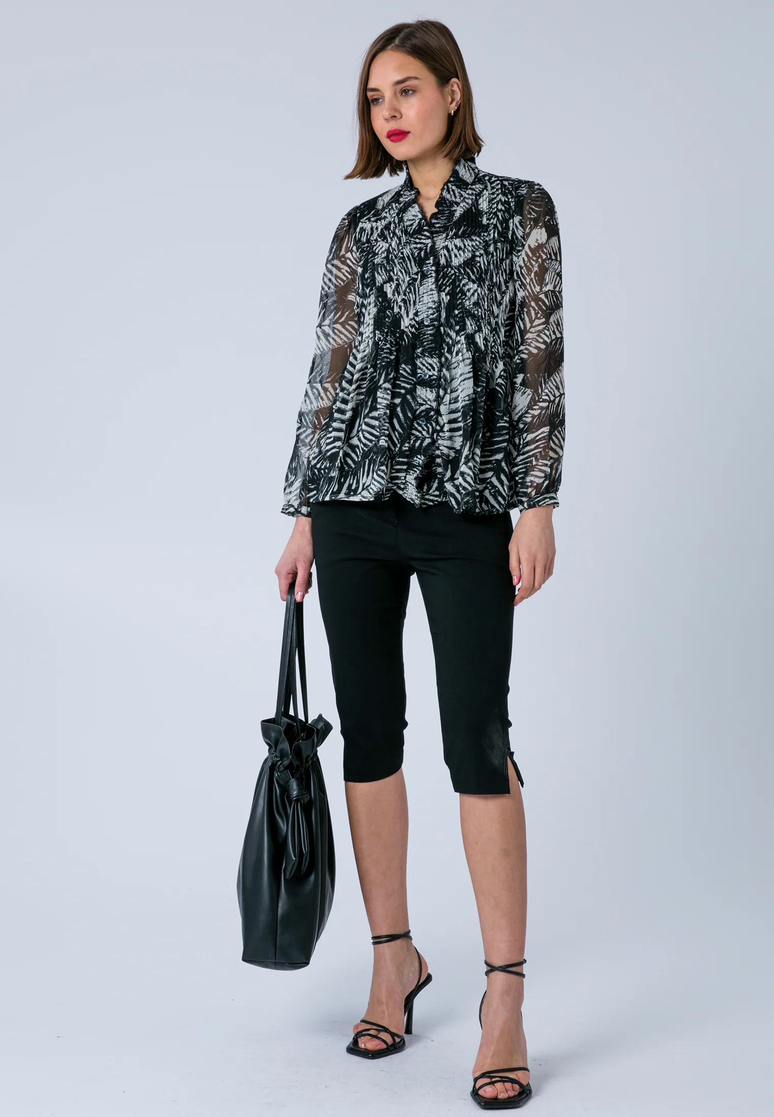 CAROLINA SHIRT VAMP BLACK & WHITE - Image 5