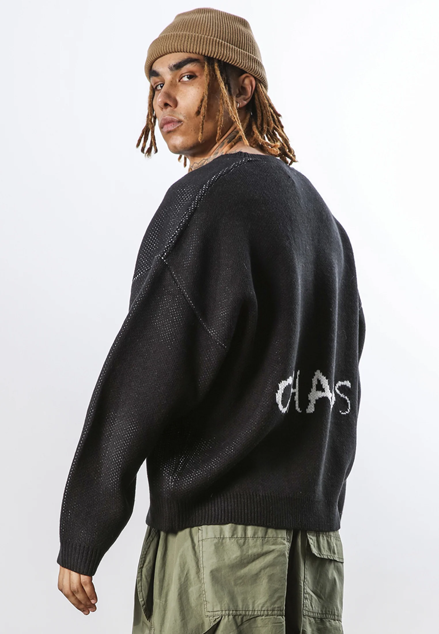 CHAOS KNIT BLACK - Image 3