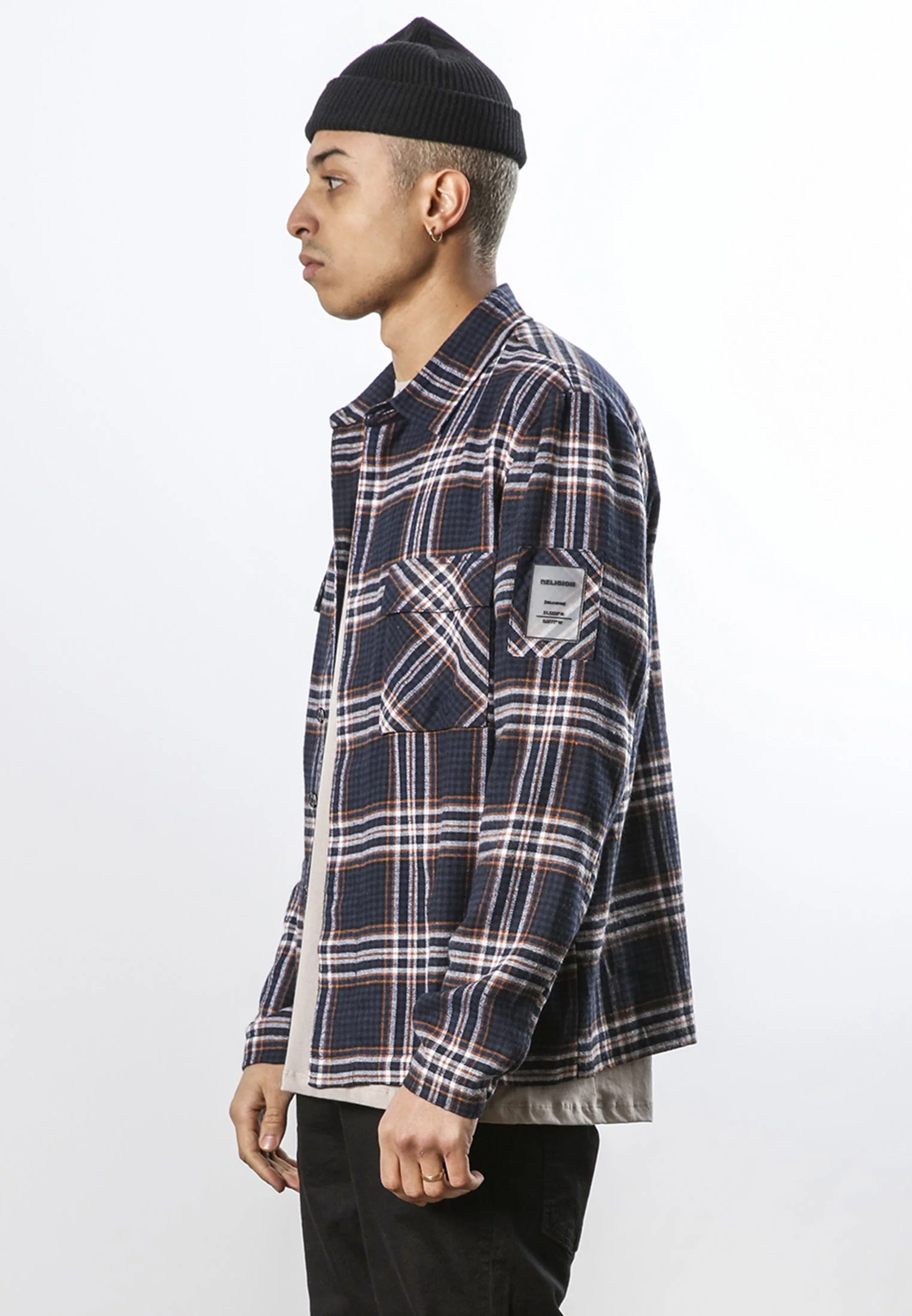 CHECK OVER SHIRT BLUE CHECK - Image 3