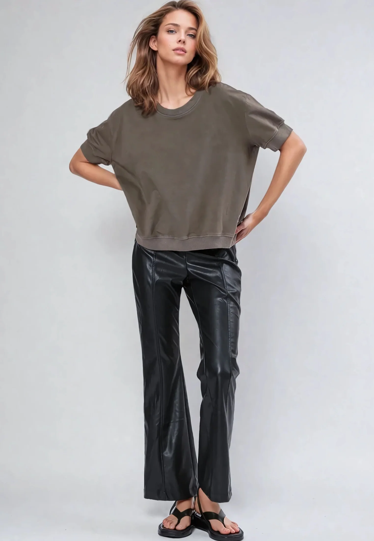 CITRINE TOP KHAKI - Image 2