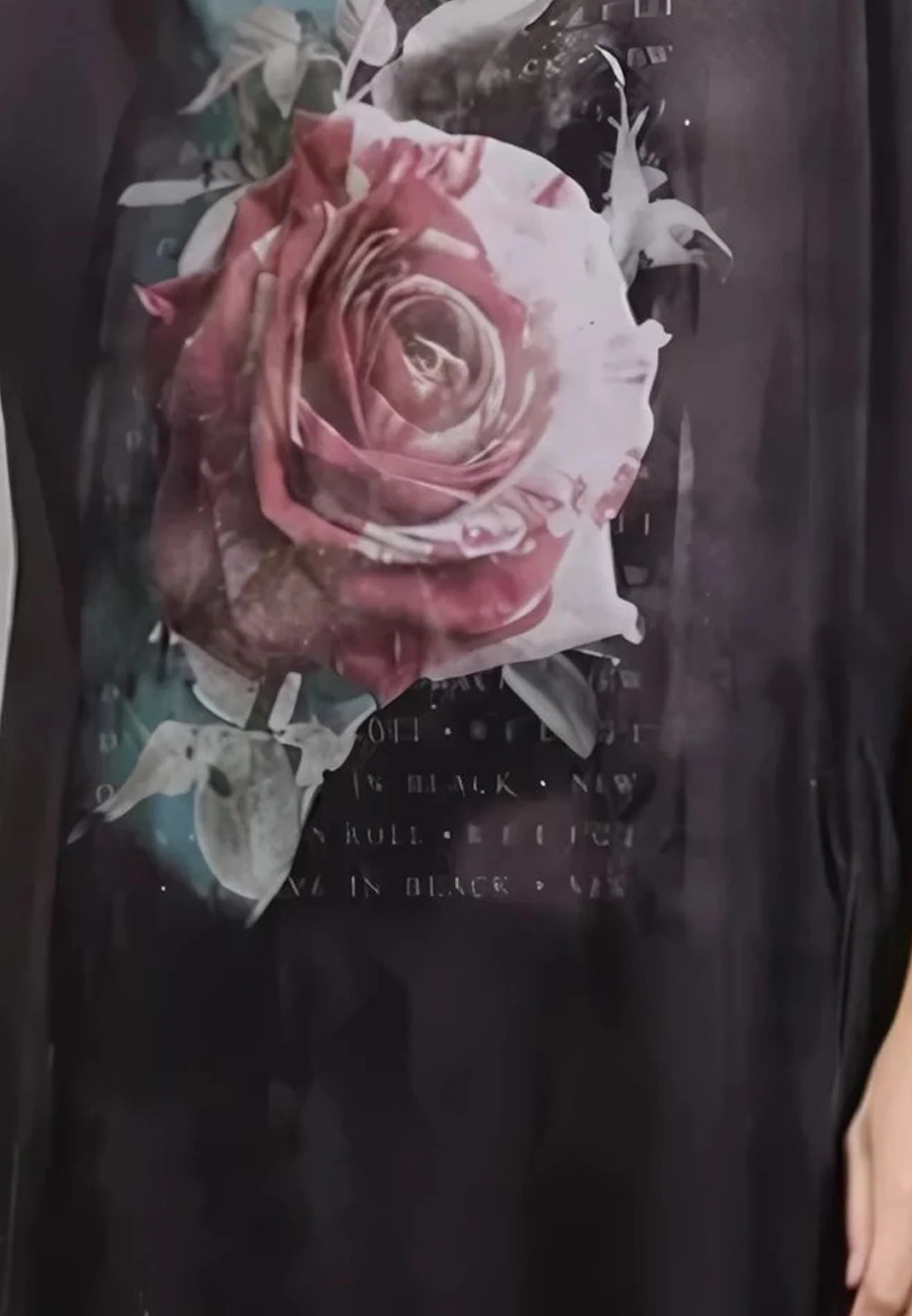CLOAK MAXI TEE DRESS BLUSH GRAPHIC - Image 6