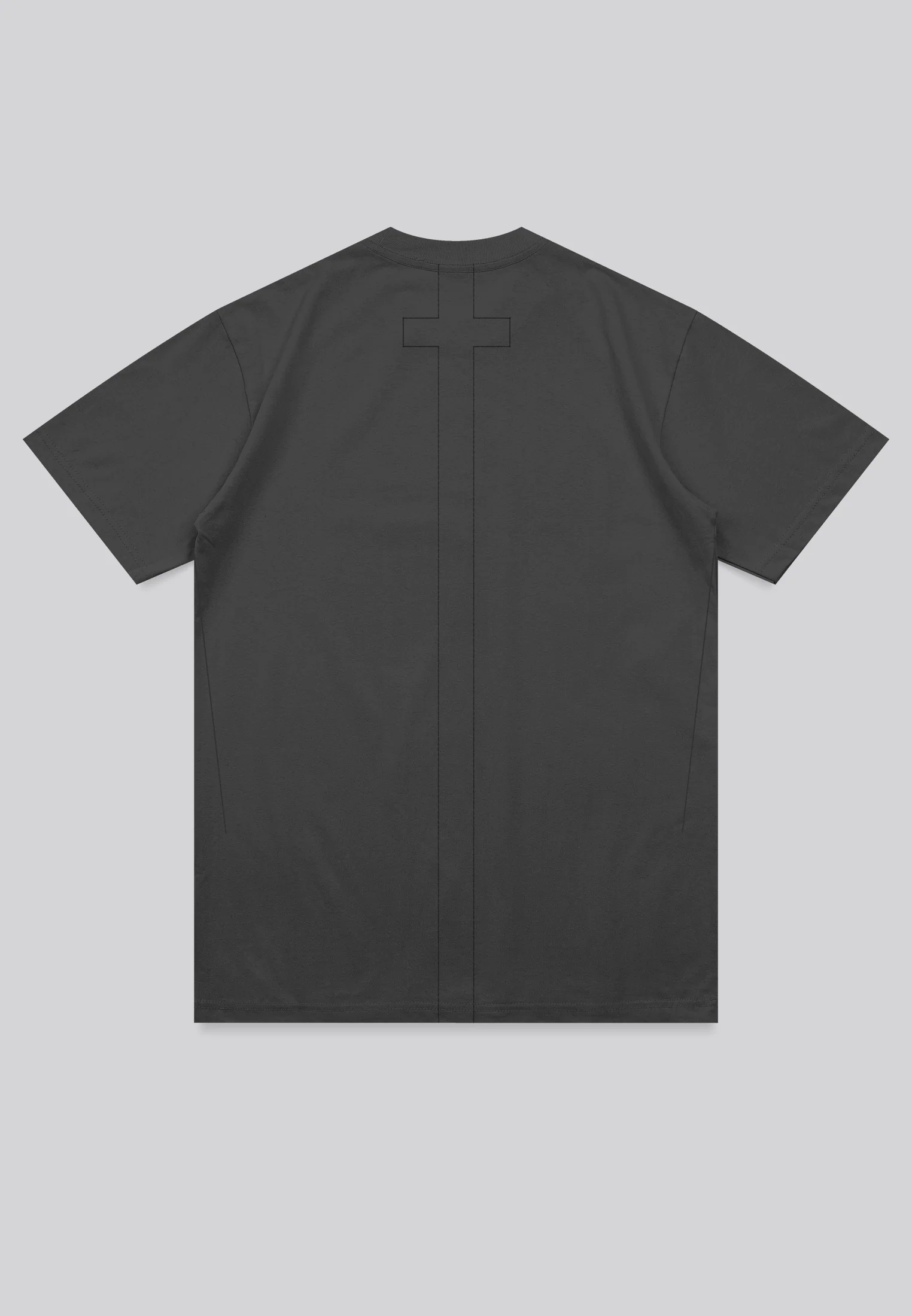 ORGANIC CORE T-SHIRT BLACK OYSTER - Image 3