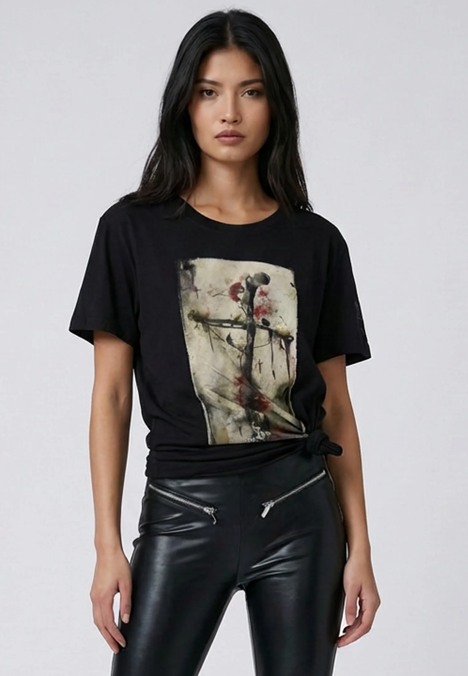 CORNERSTONE T-SHIRT WASHED BLACK