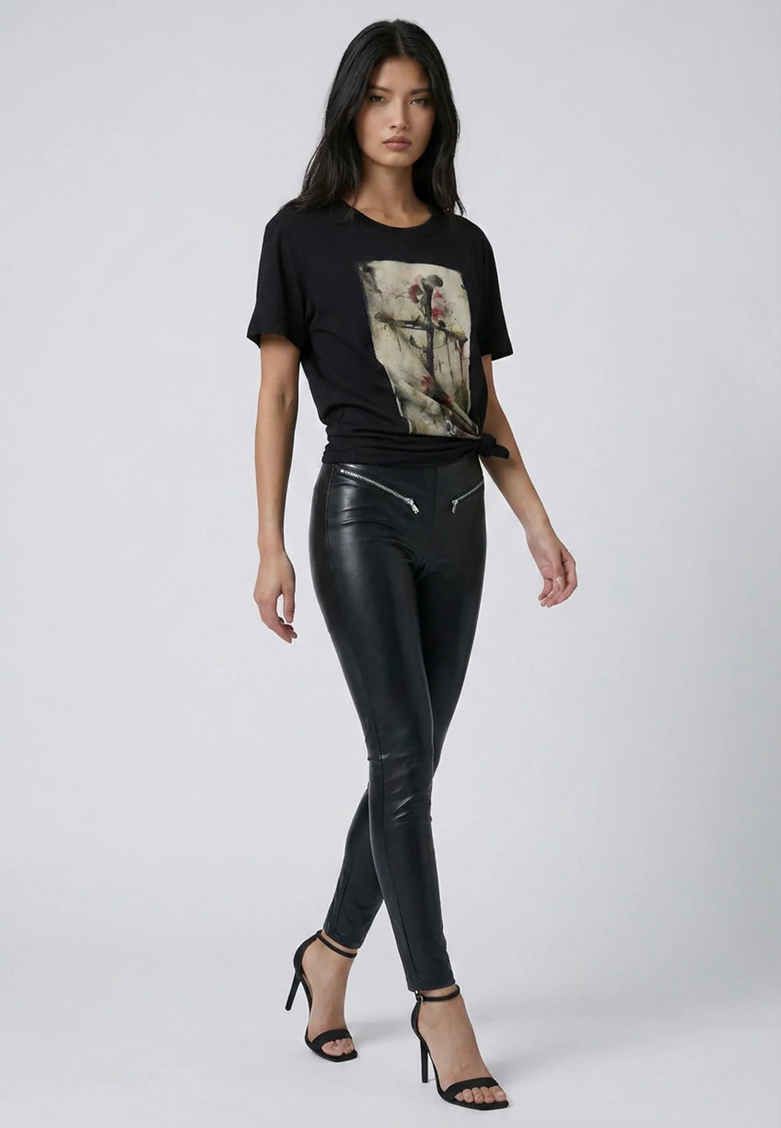 CORNERSTONE T-SHIRT WASHED BLACK - Image 2