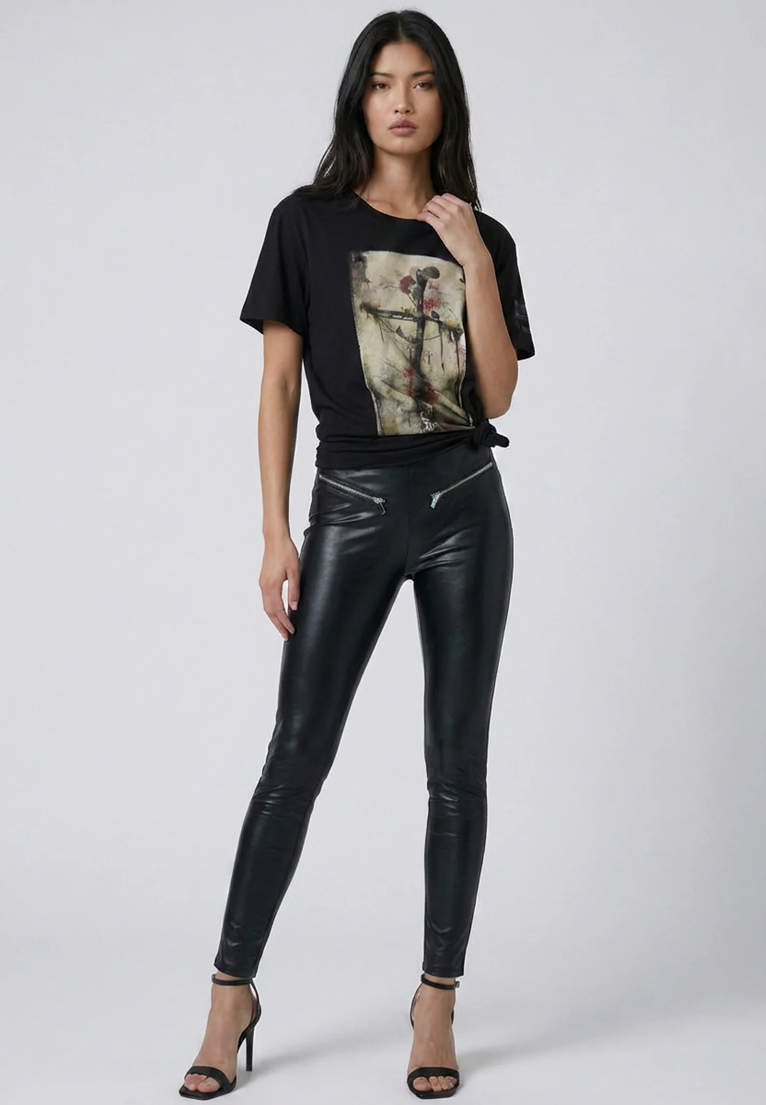CORNERSTONE T-SHIRT WASHED BLACK - Image 5