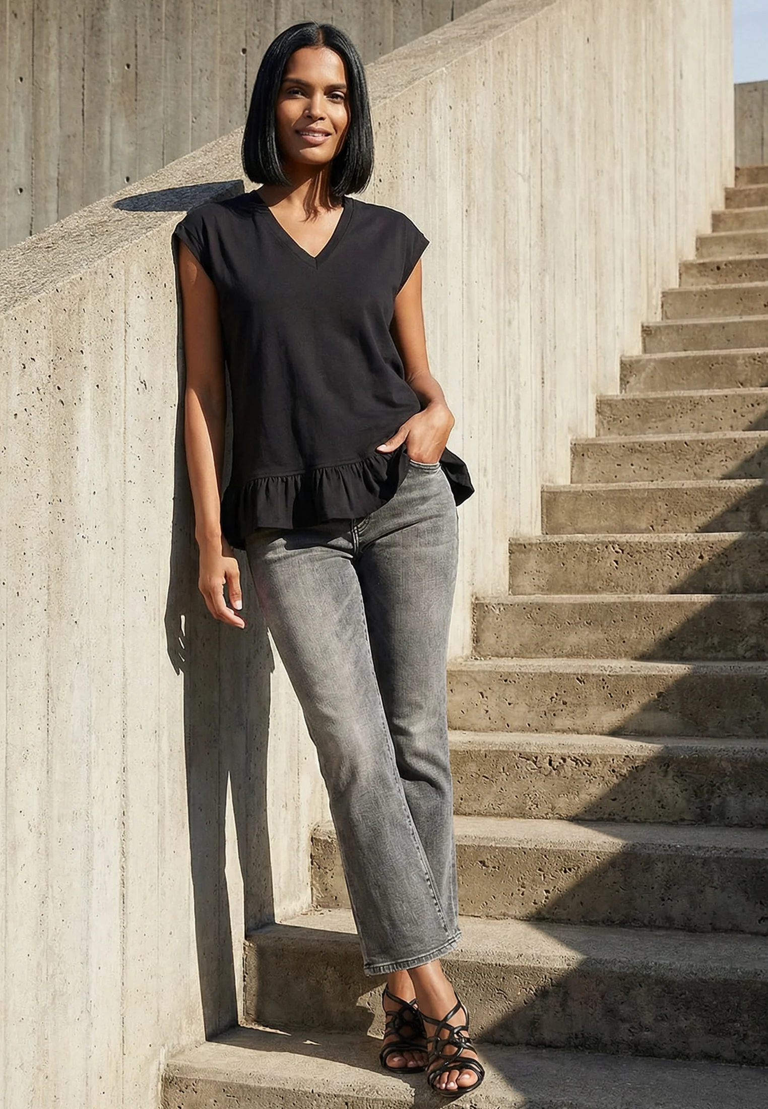 INNUENDO TOP JET BLACK - Image 5