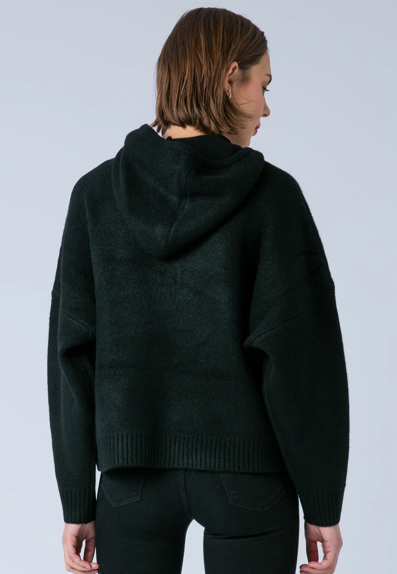 COURTNEY HOODIE JUMPER BLACK - Image 5